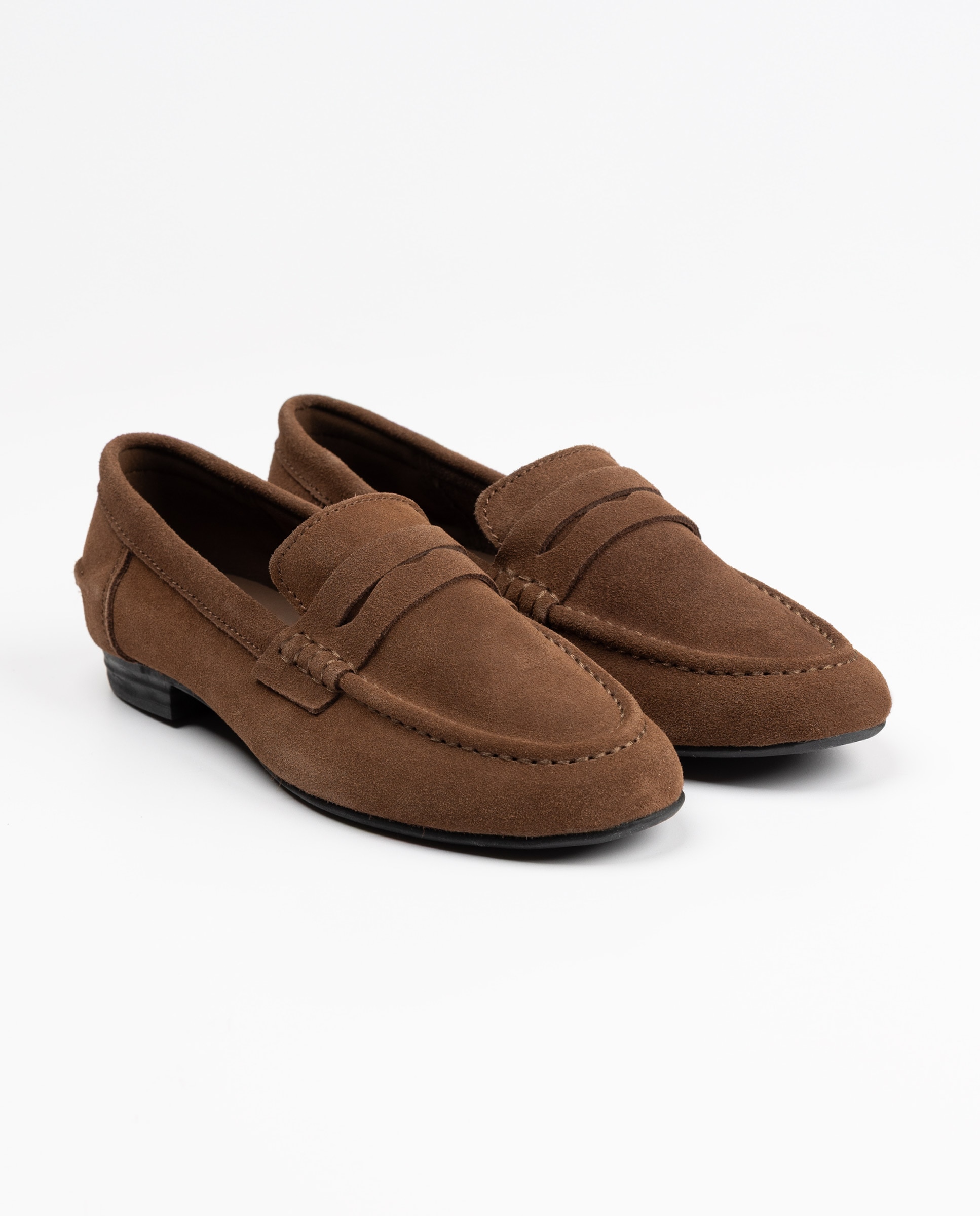 Mocasín de mujer de ante betty - El Ganso - Marrón Marrón-3