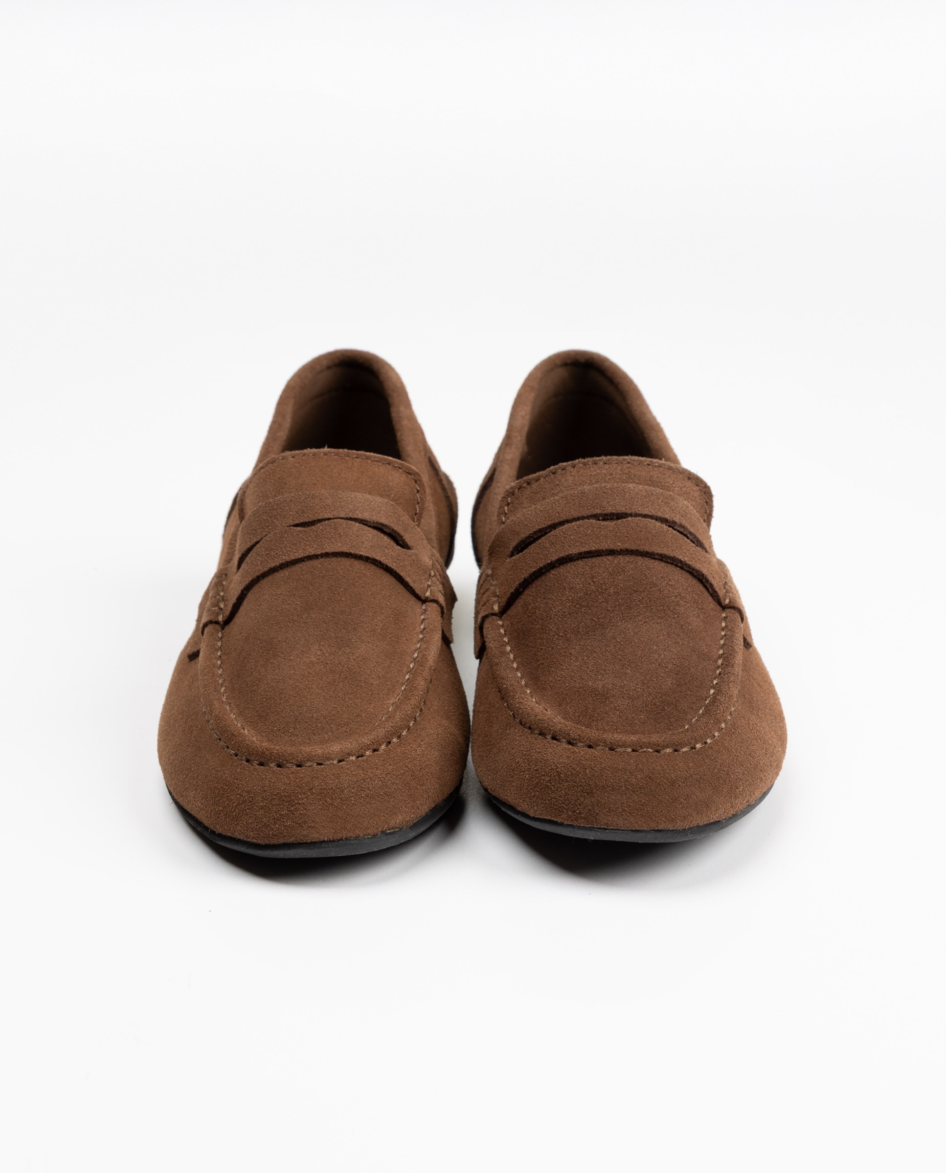 Mocasín de mujer de ante betty - El Ganso - Marrón Marrón-4