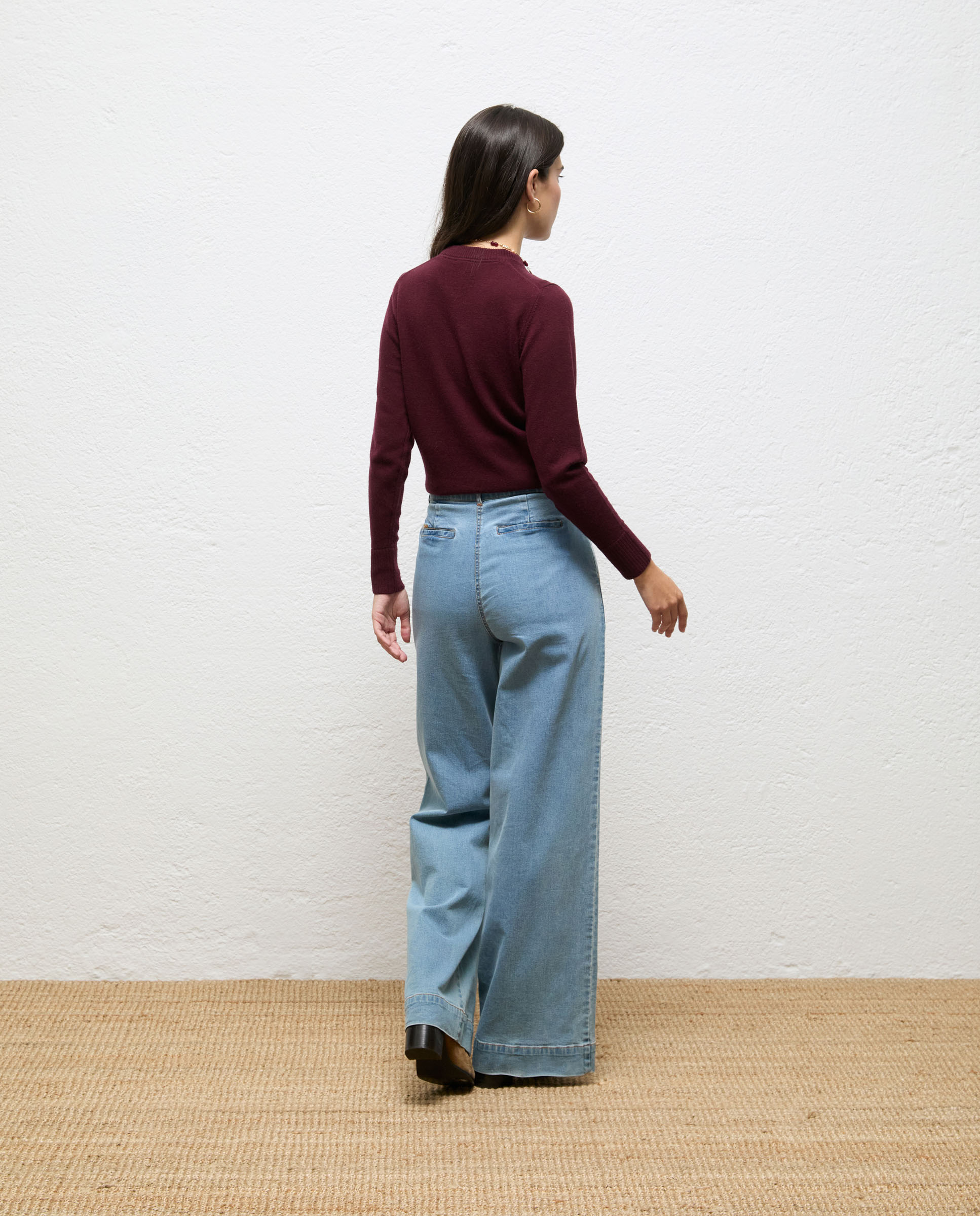 Pantalón de mujer denim leonie - El Ganso - Azul Azul-3
