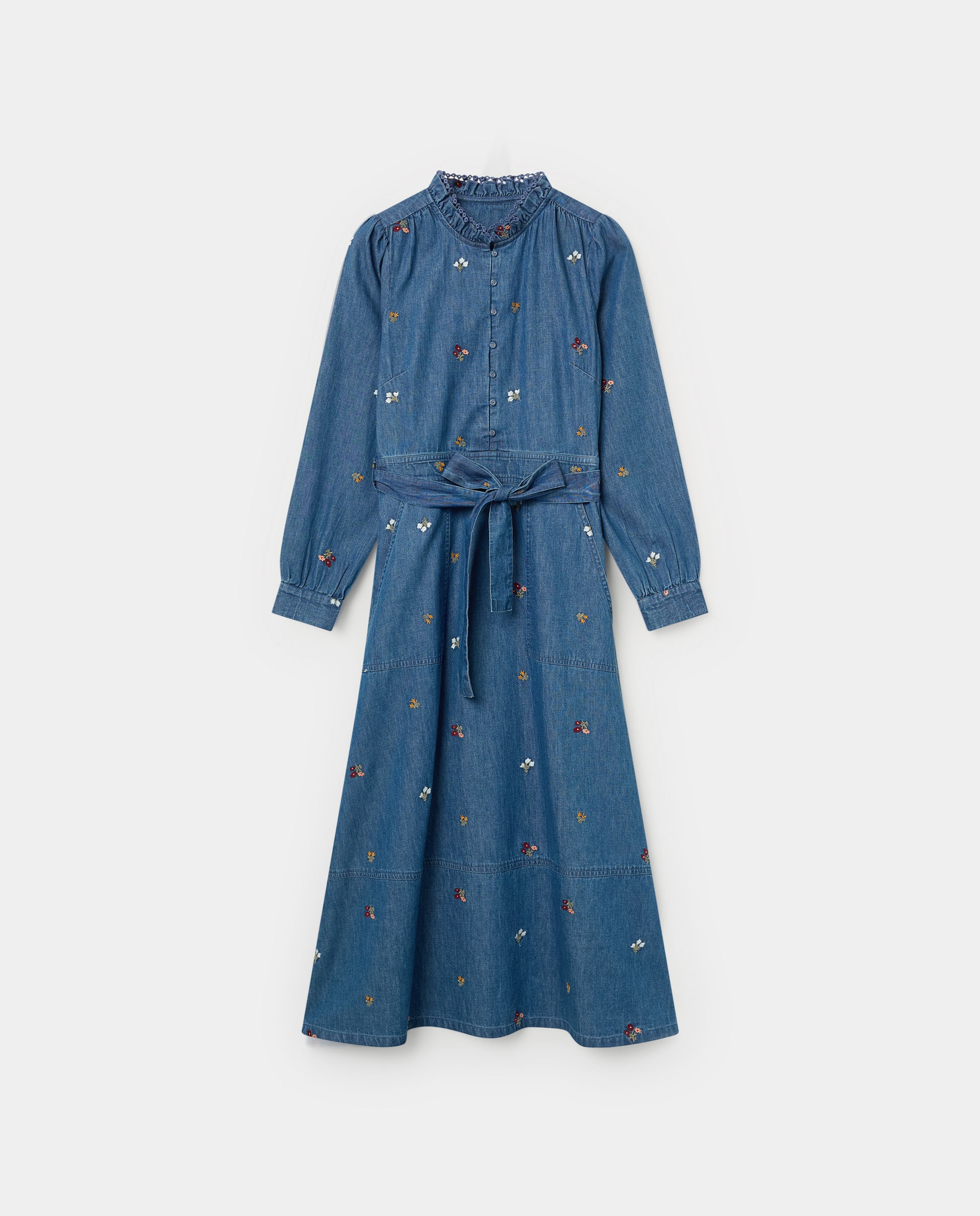 Vestido de mujer denim niza - El Ganso - Azul Azul-4