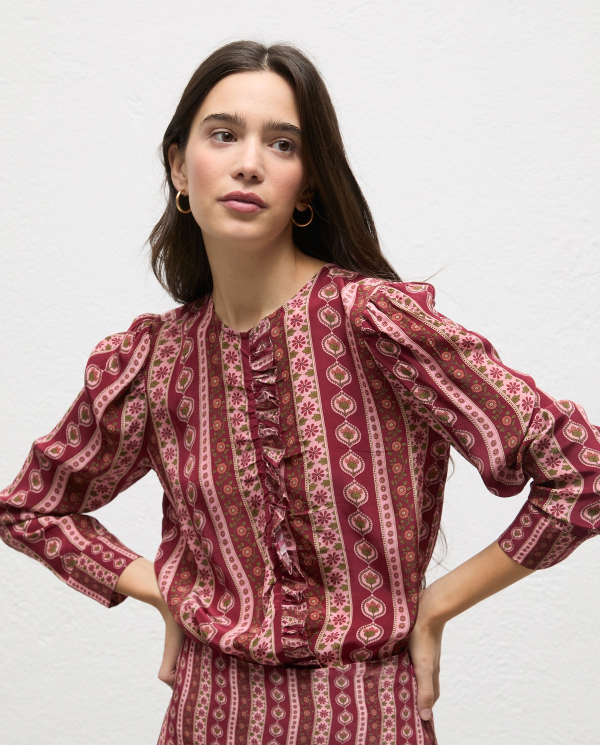 Blusa de mujer denim noa - El Ganso - Rosa Rosa-2