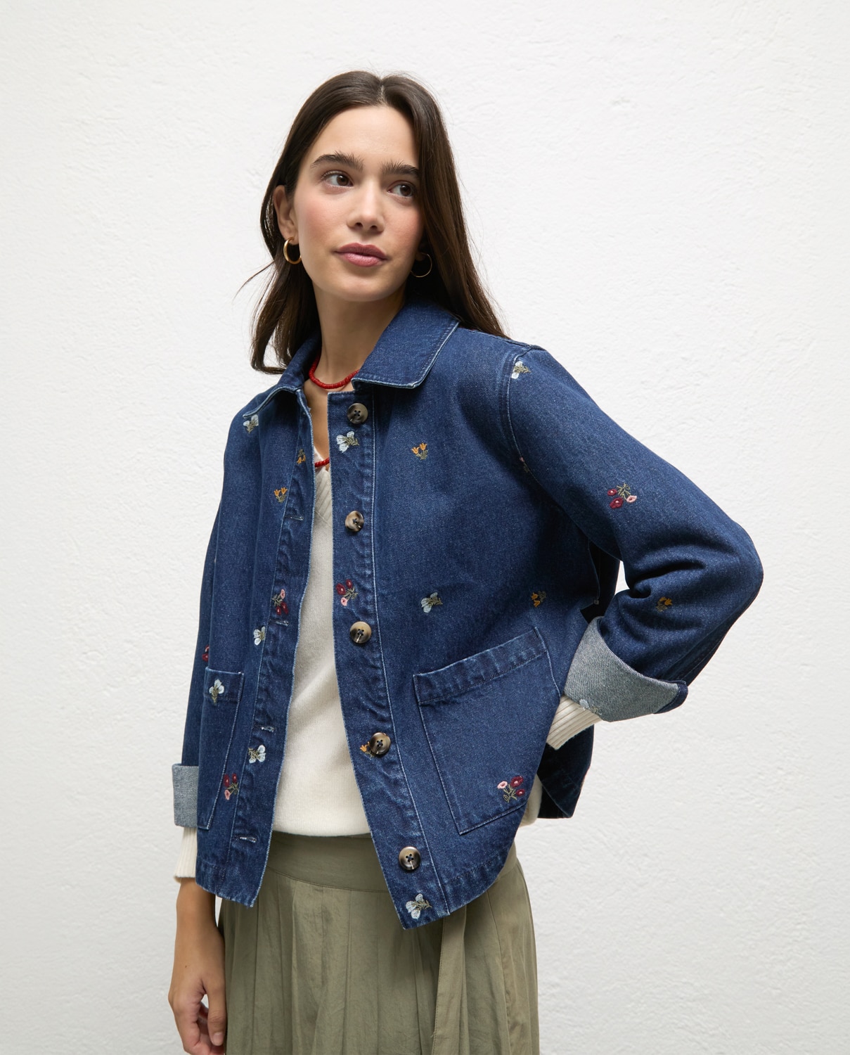 Imagen 0 de Chaqueta de mujer denim april Azul