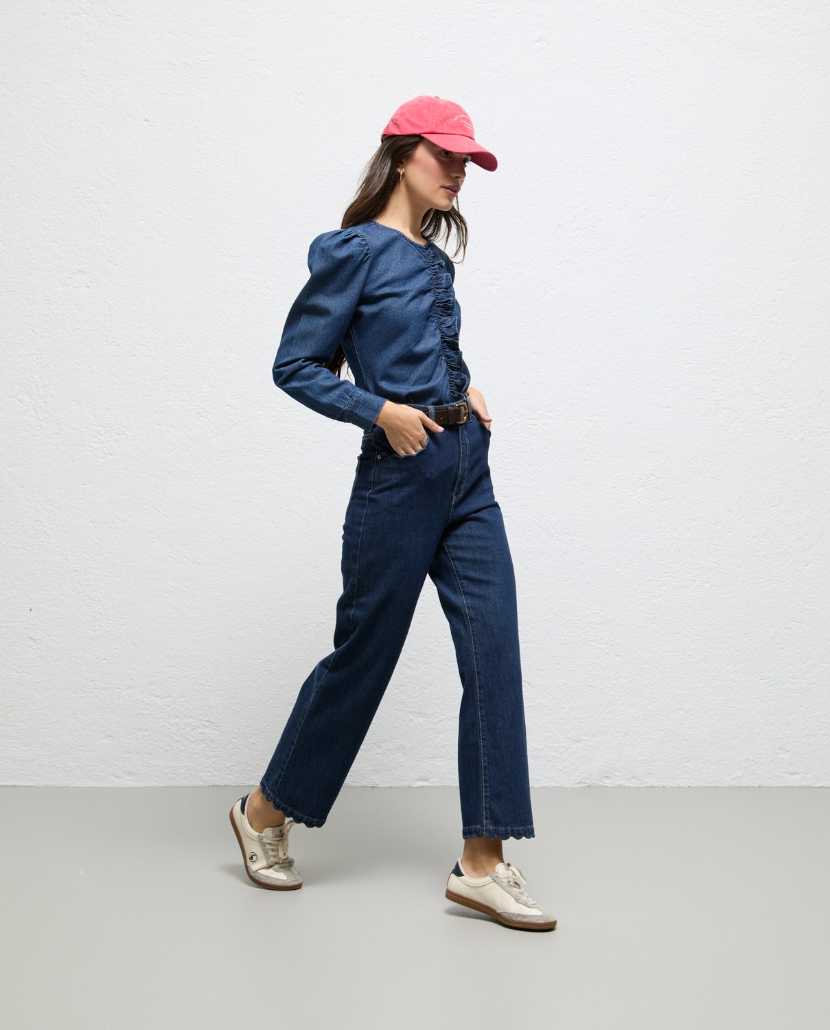 Pantalón de mujer denim estrella - El Ganso - Azul Azul-1