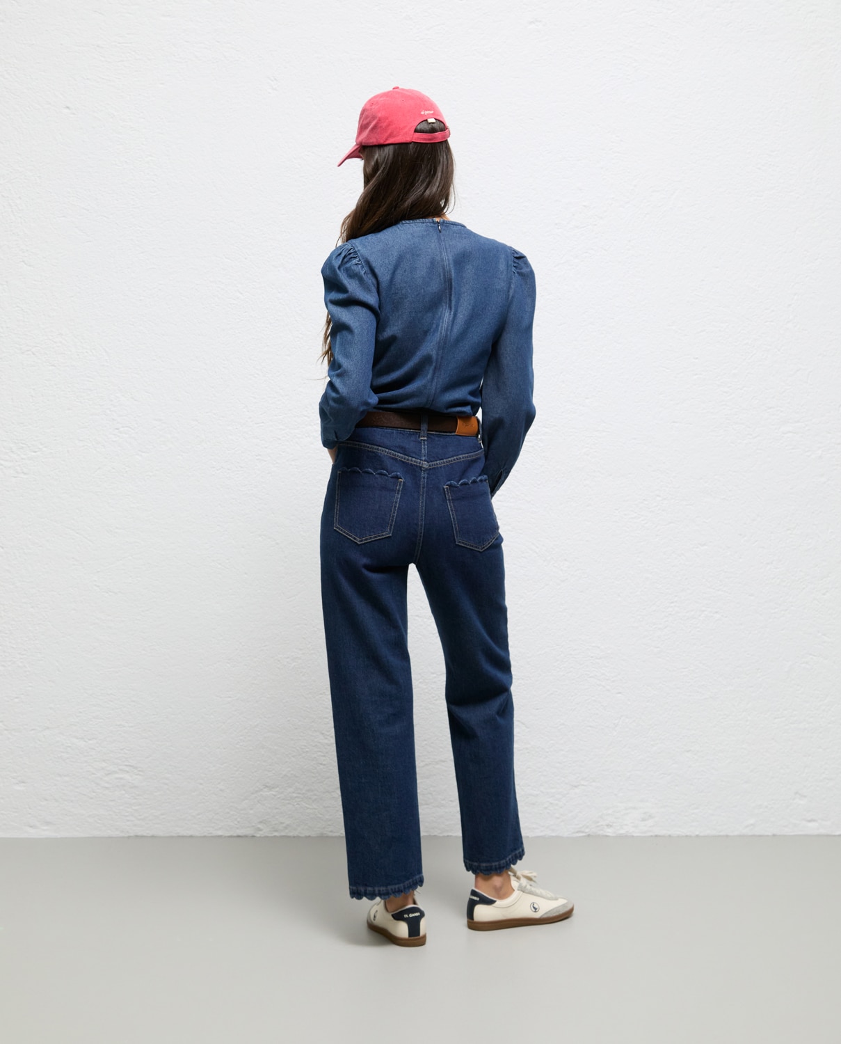 Pantalón de mujer denim estrella - El Ganso - Azul Azul-2