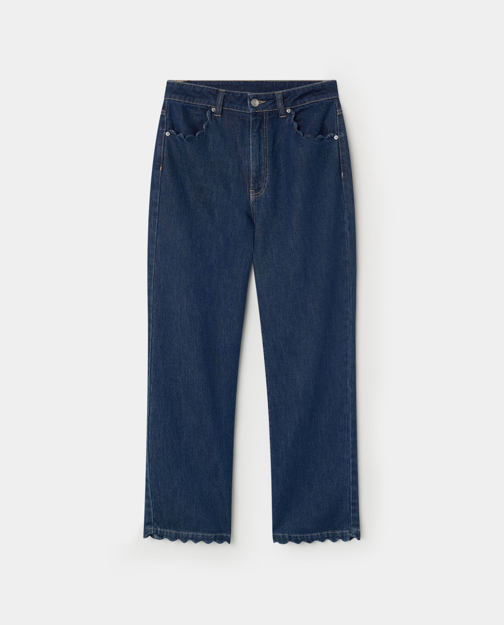 Pantalón de mujer denim estrella - El Ganso - Azul Azul-4