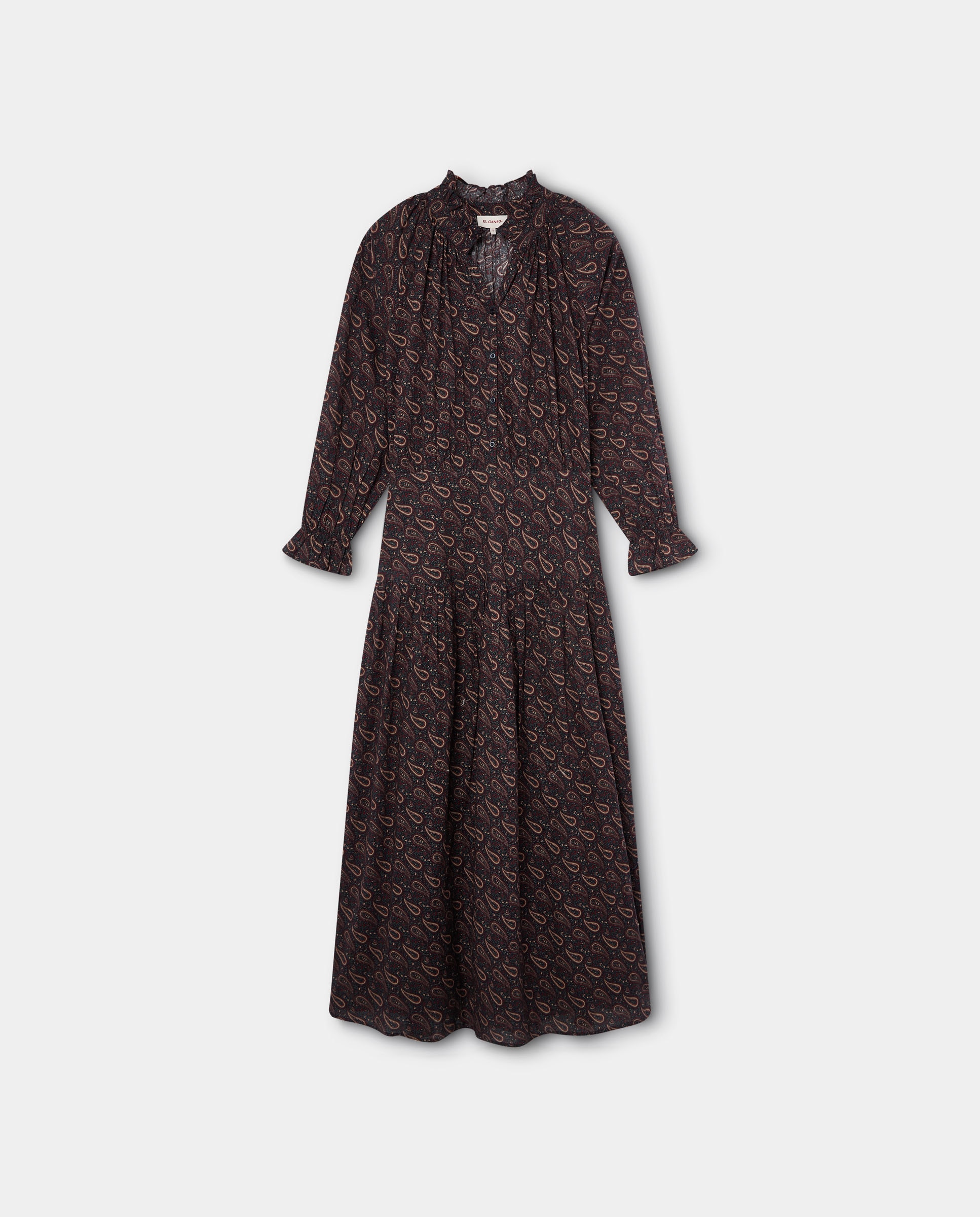 Imagen 4 de Vestido de mujer estampado luciana - El Ganso - Multicolor Multicolor