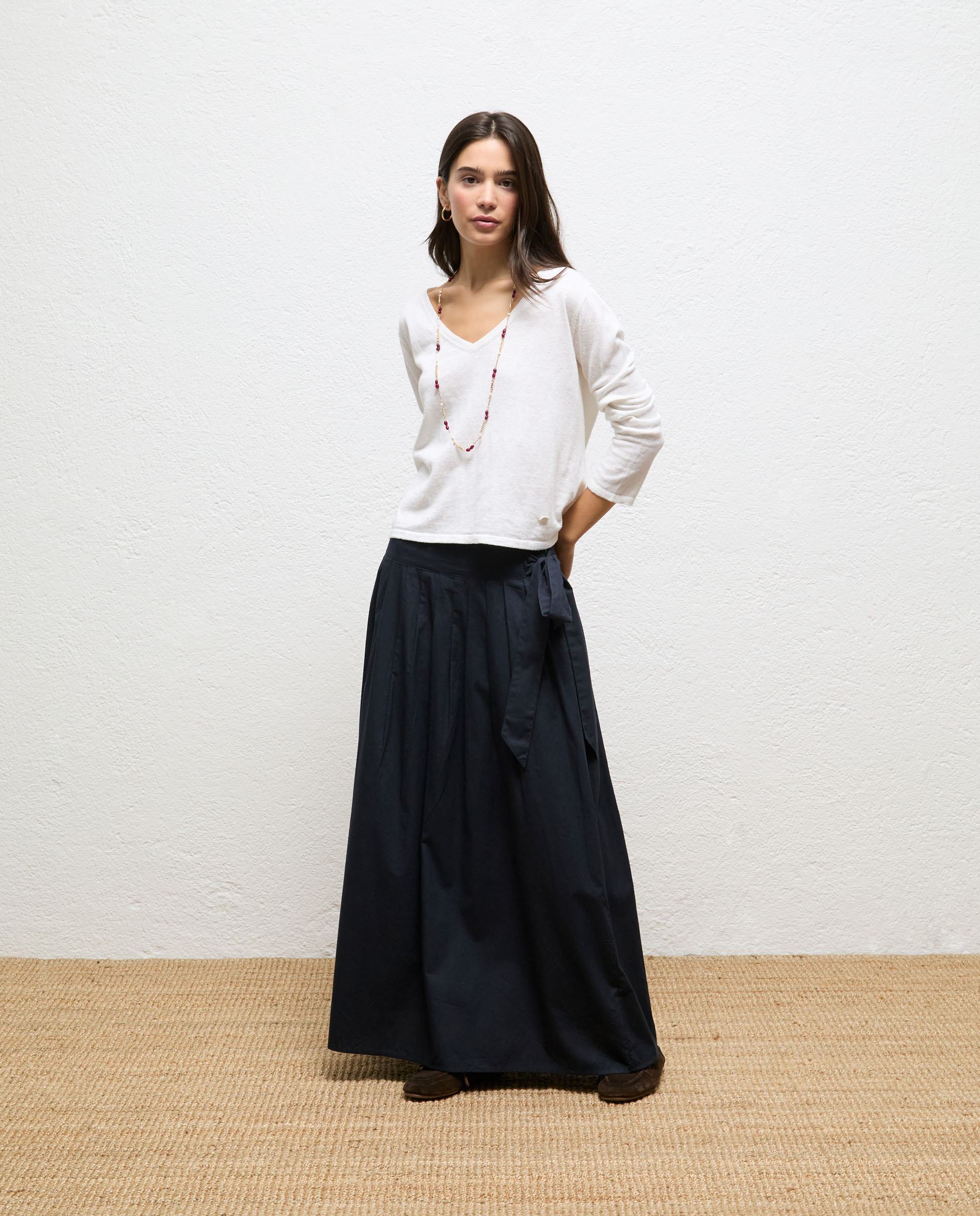 Jersey de mujer de lino kerry - El Ganso - Blanco Blanco-1