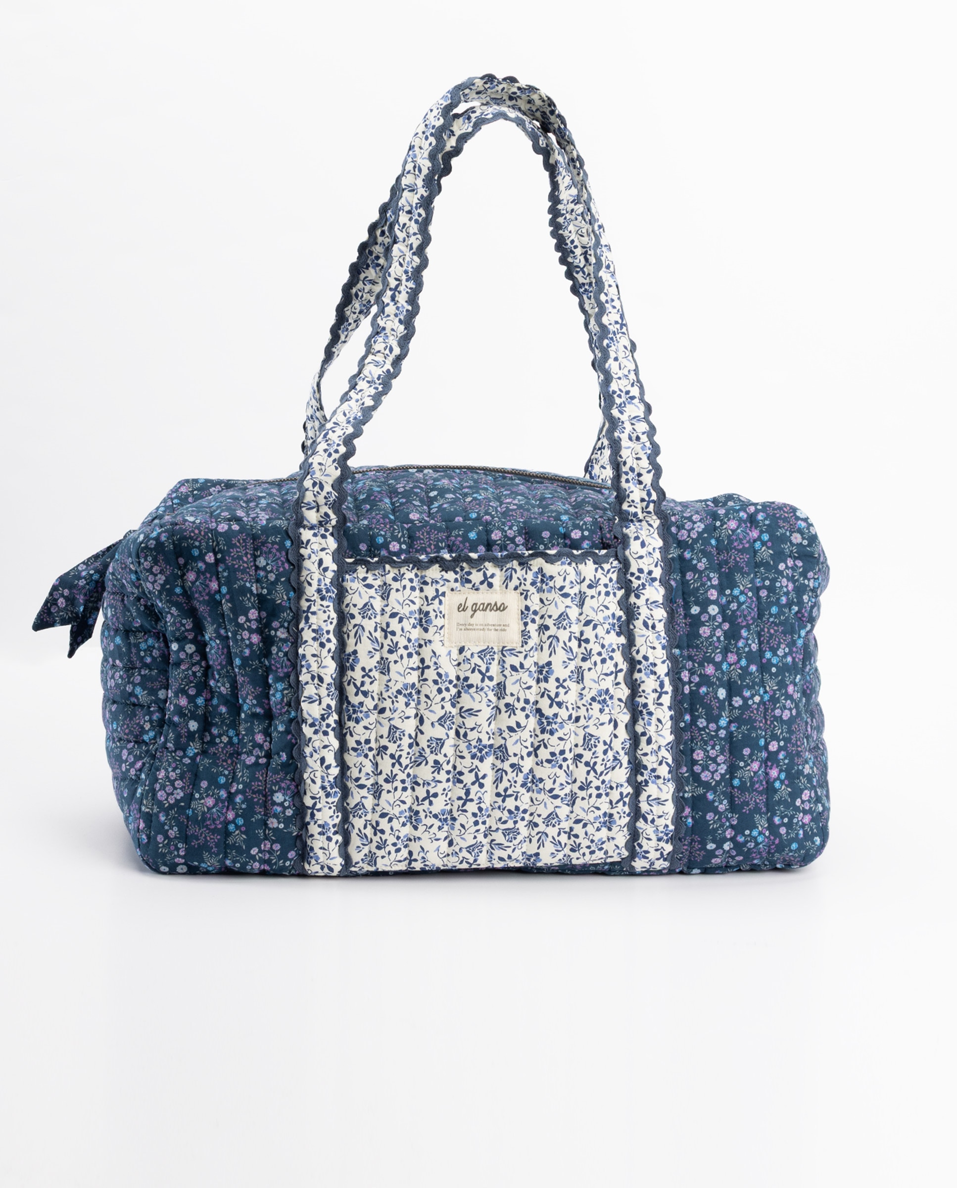 Bolso de mujer estampado lenore - El Ganso - Azul marino Azul marino-1