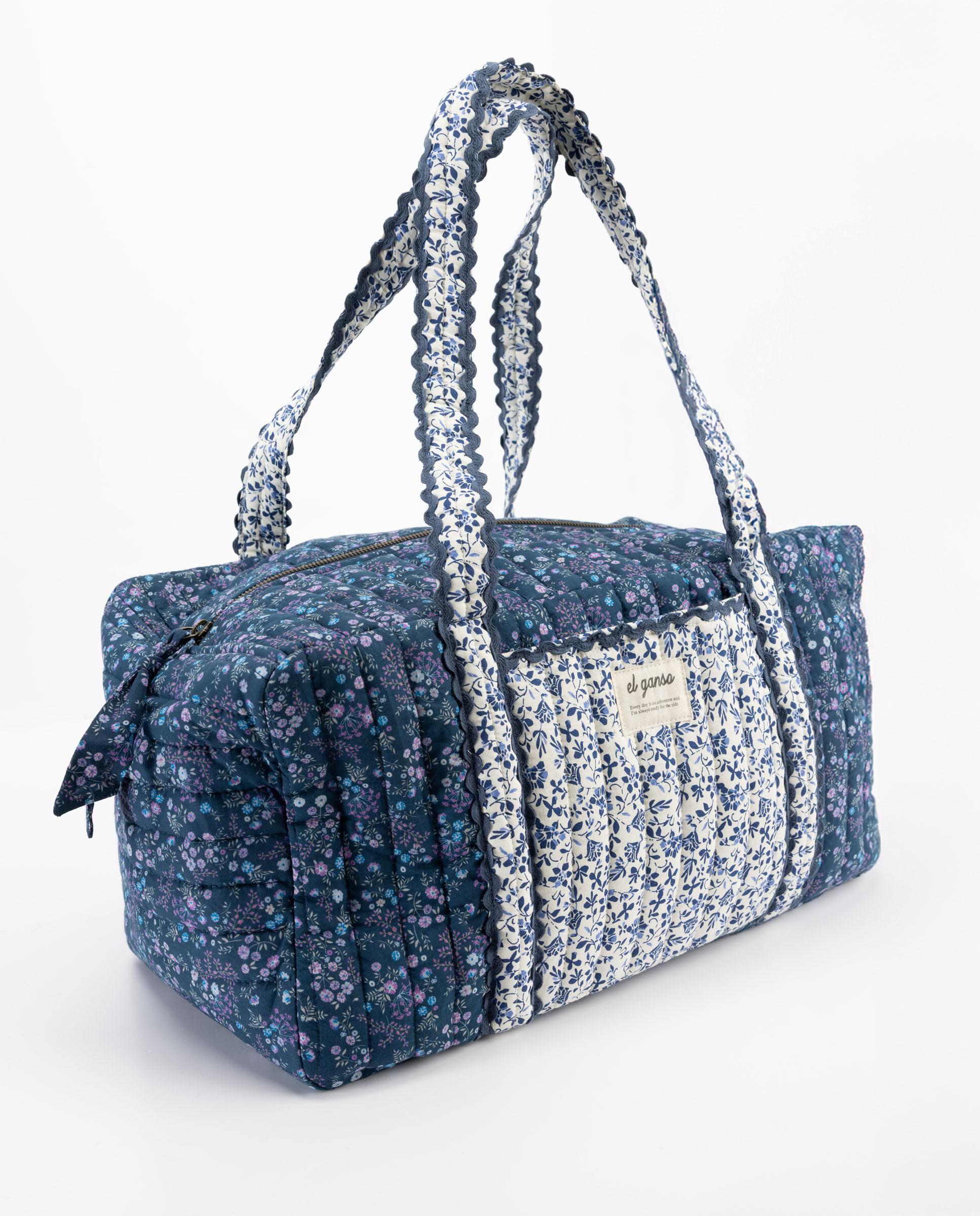 Bolso de mujer estampado lenore - El Ganso - Azul marino Azul marino-3