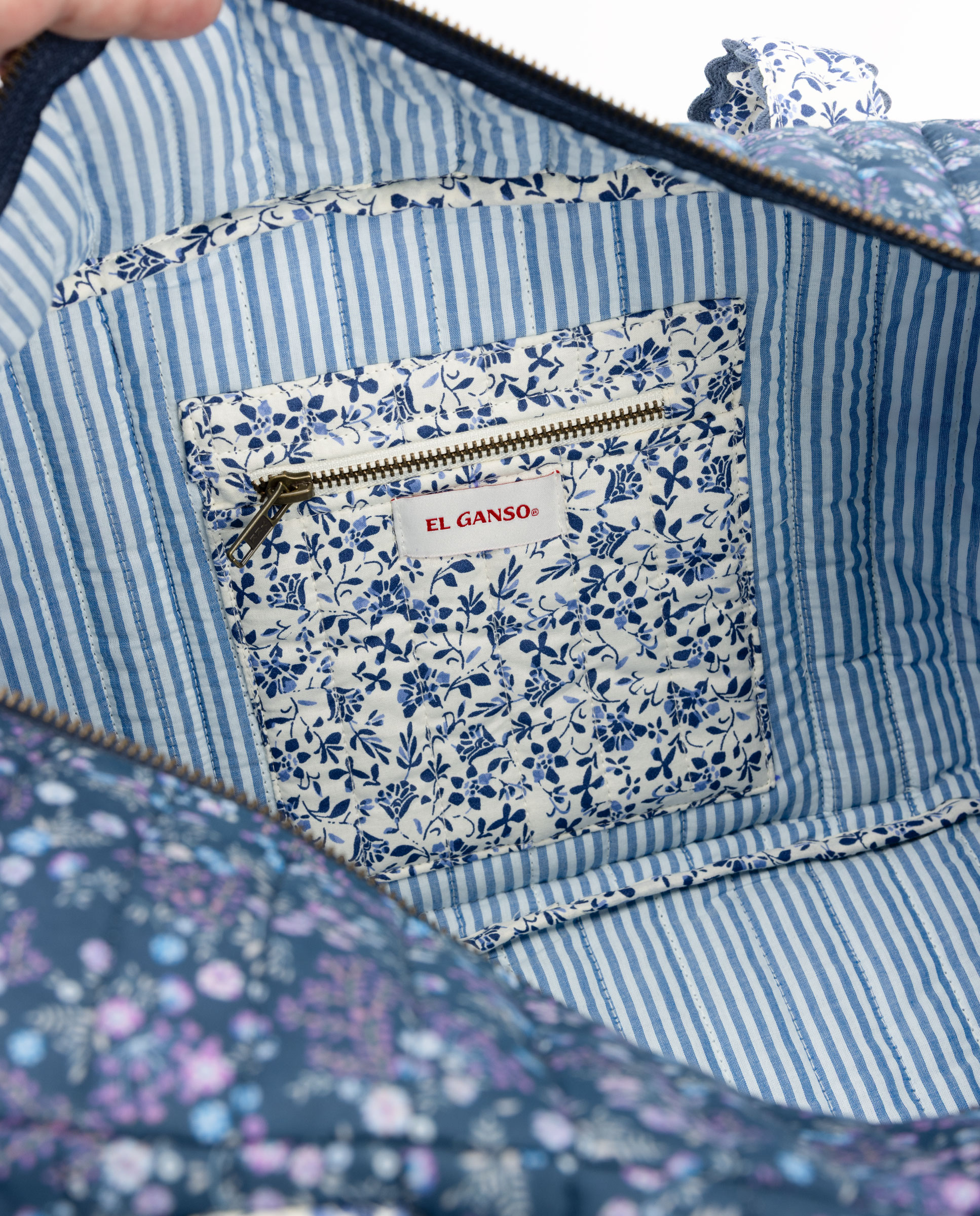 Bolso de mujer estampado lenore - El Ganso - Azul marino Azul marino-2