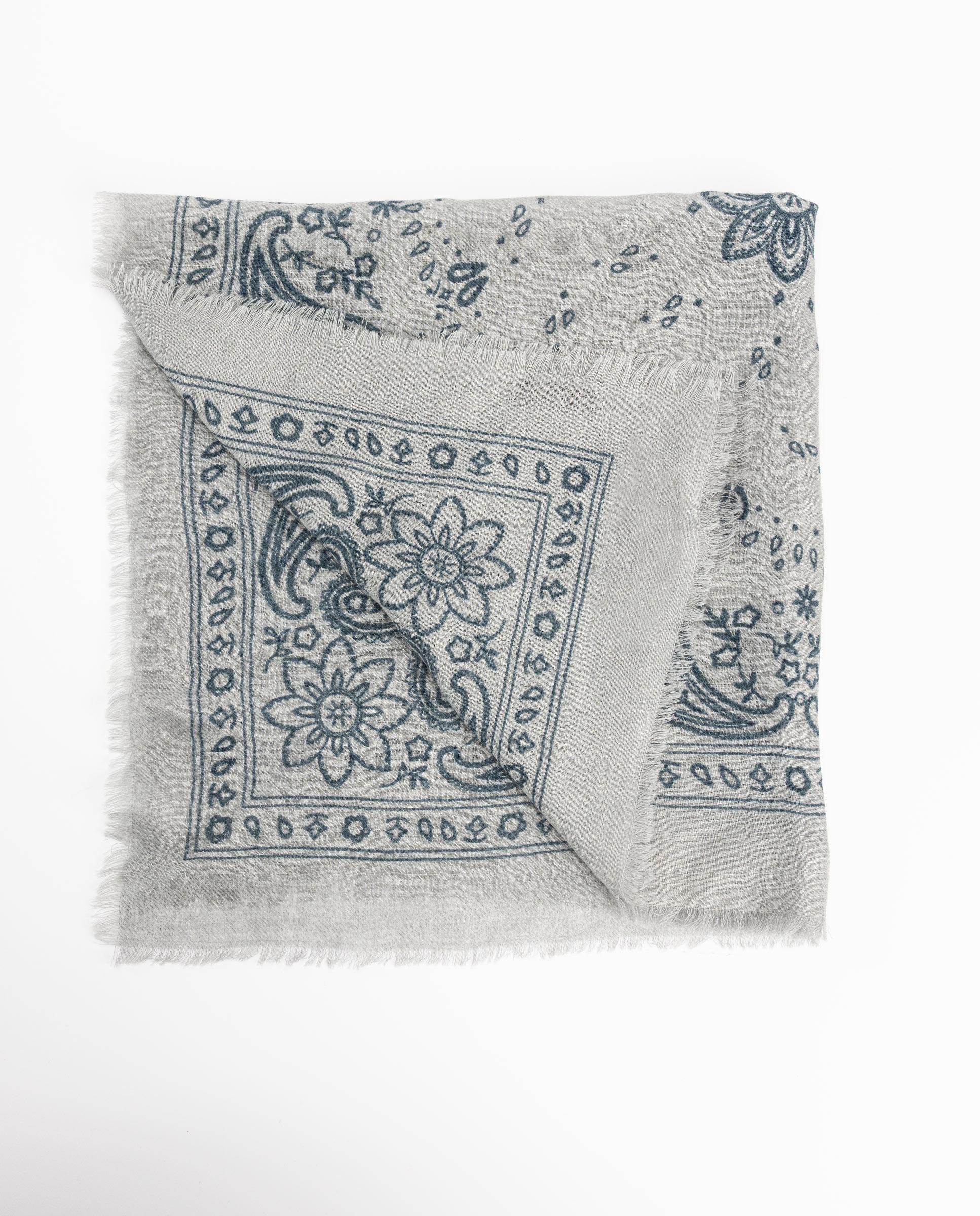 Pañuelo de mujer estampado clotilde - El Ganso - Gris Gris-3