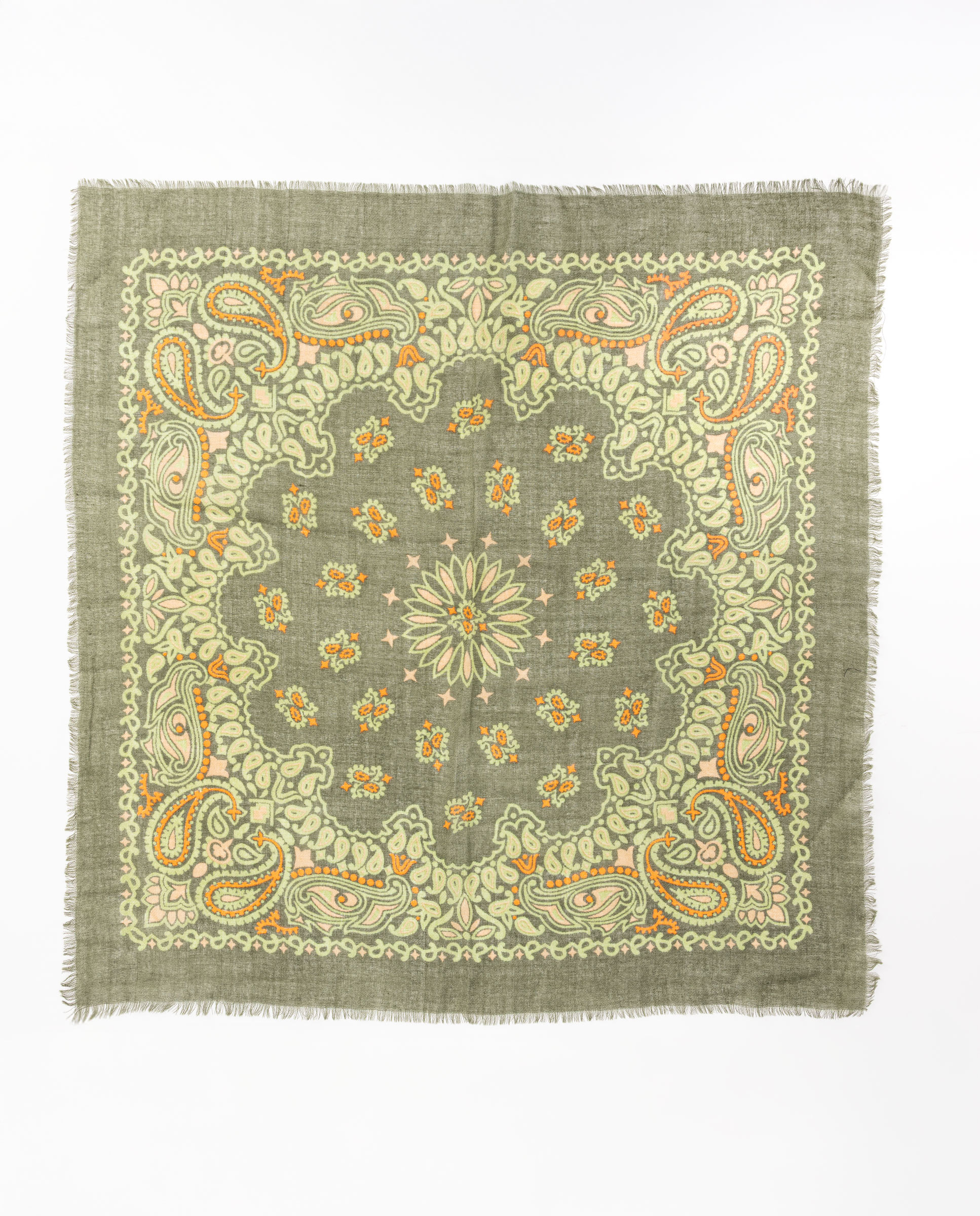 Pañuelo de mujer estampado clotilde - El Ganso - Verde Verde-1