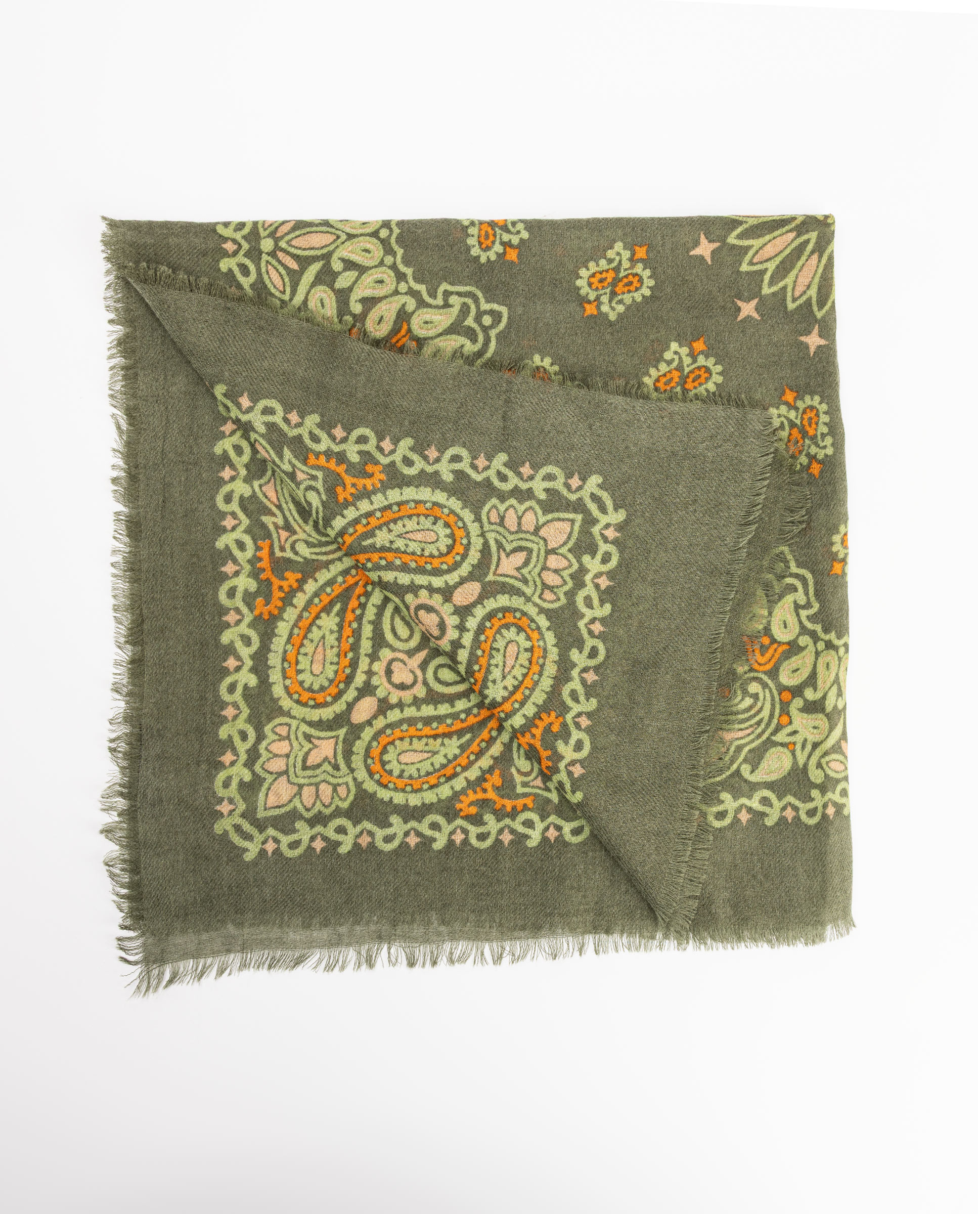 Pañuelo de mujer estampado clotilde - El Ganso - Verde Verde-3