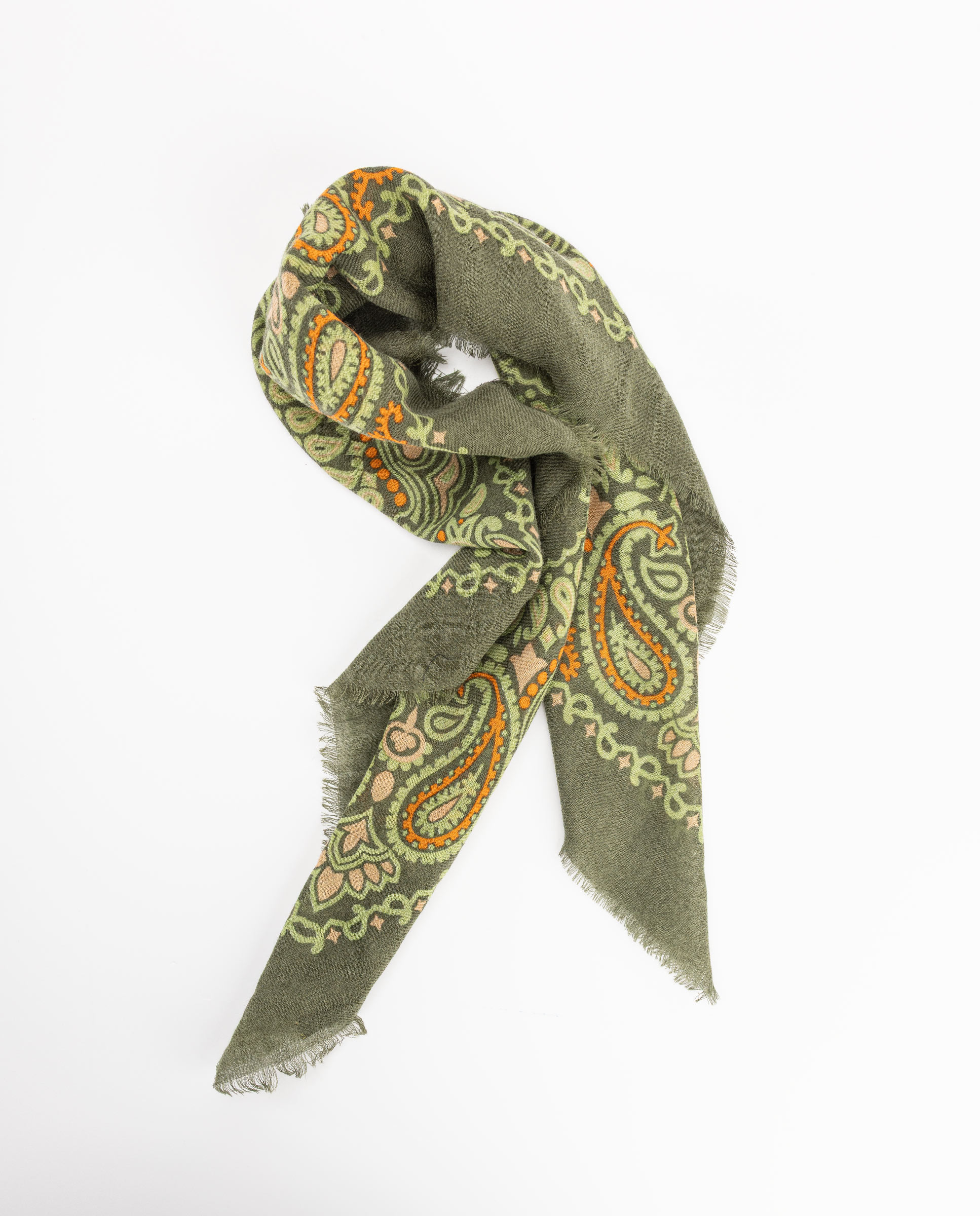 Pañuelo de mujer estampado clotilde - El Ganso - Verde Verde-2