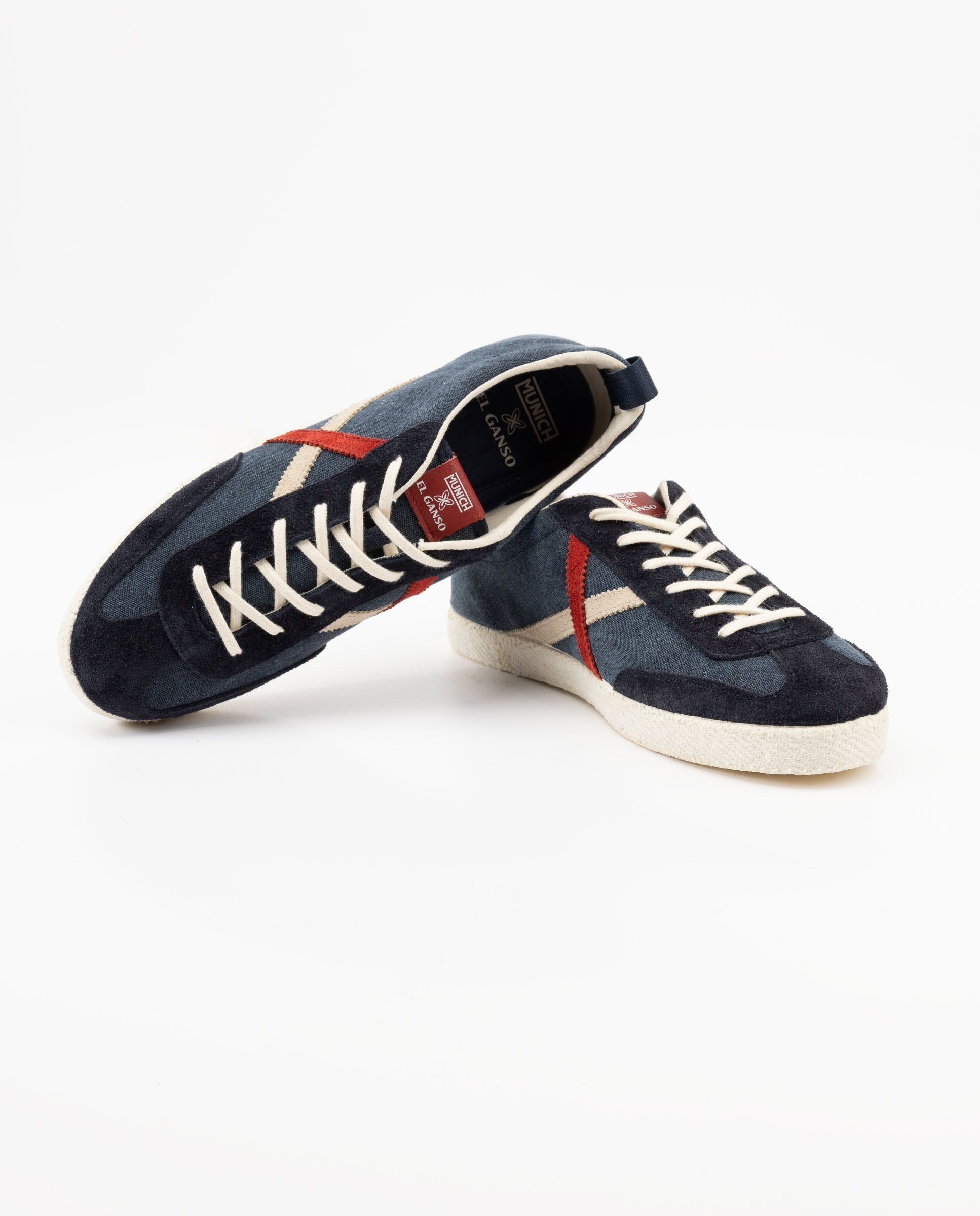 Zapatilla de hombre volata lisa - El Ganso - Azul marino Azul marino-2