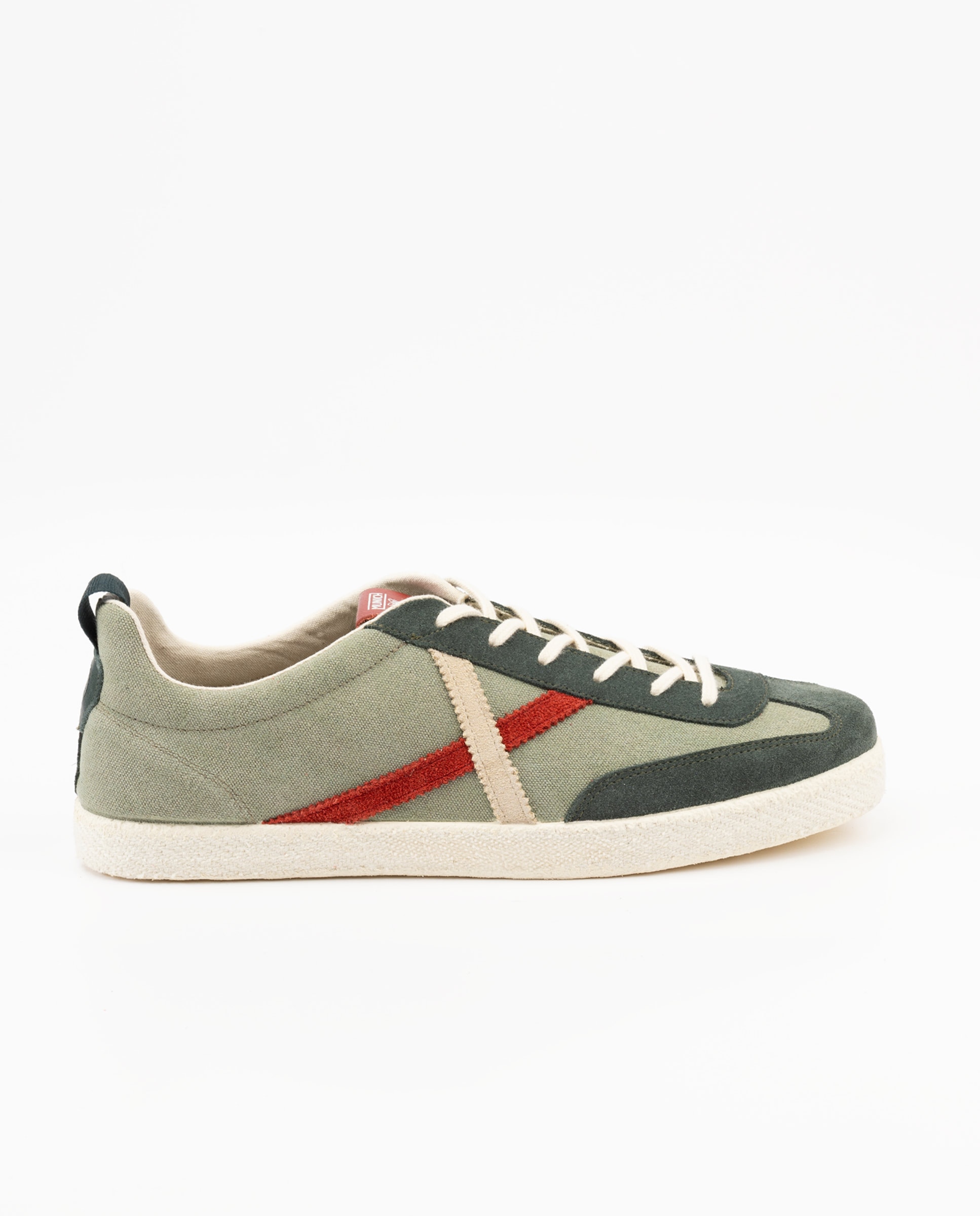 Zapatilla de hombre volata lisa - El Ganso - Verde Verde-1