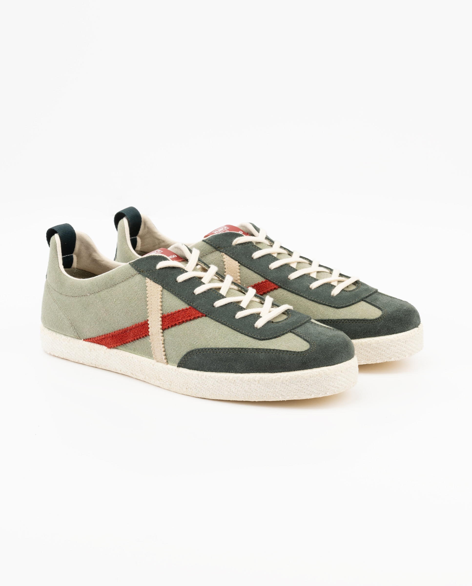 Zapatilla de hombre volata lisa - El Ganso - Verde Verde-3