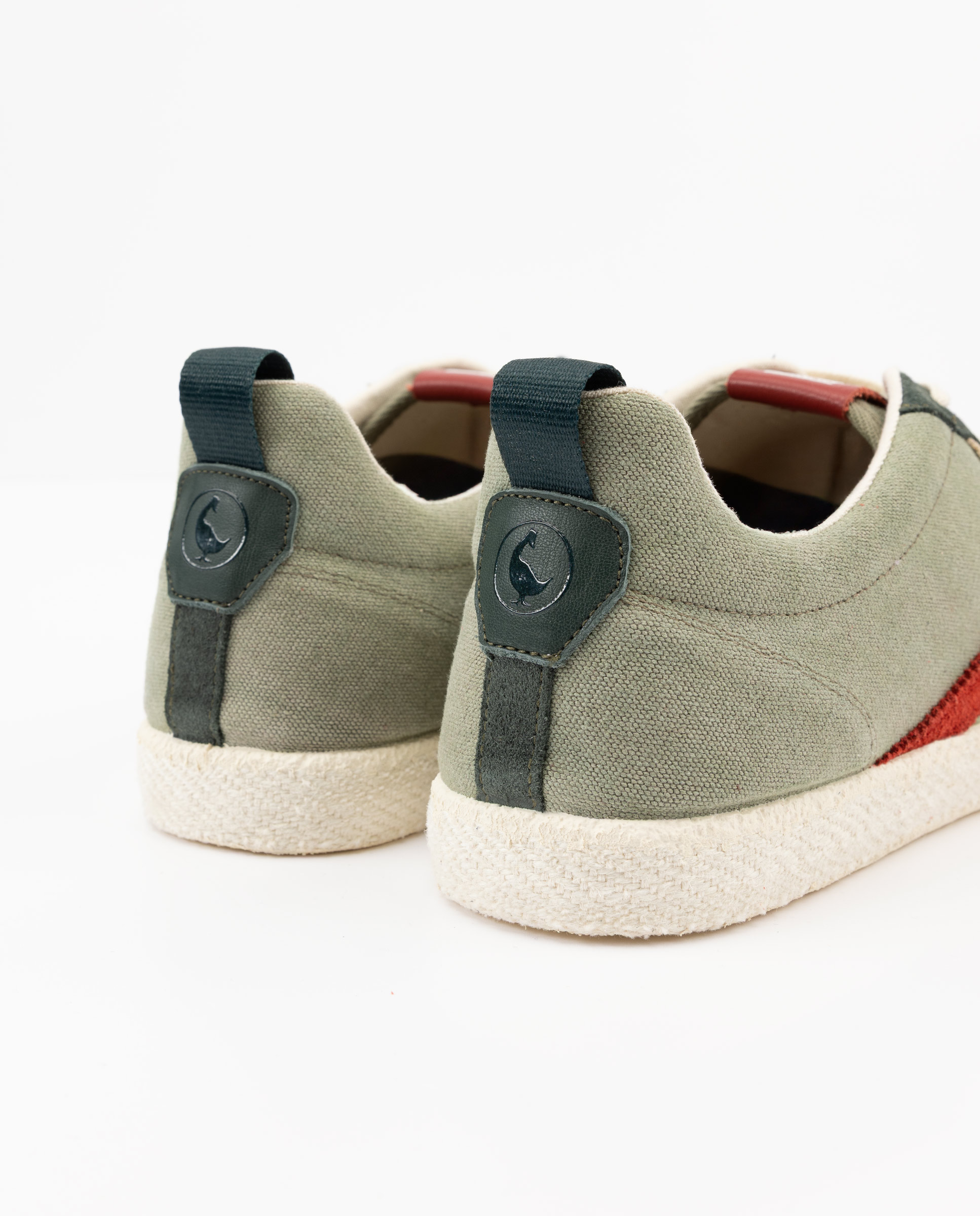 Zapatilla de hombre volata lisa - El Ganso - Verde Verde-4