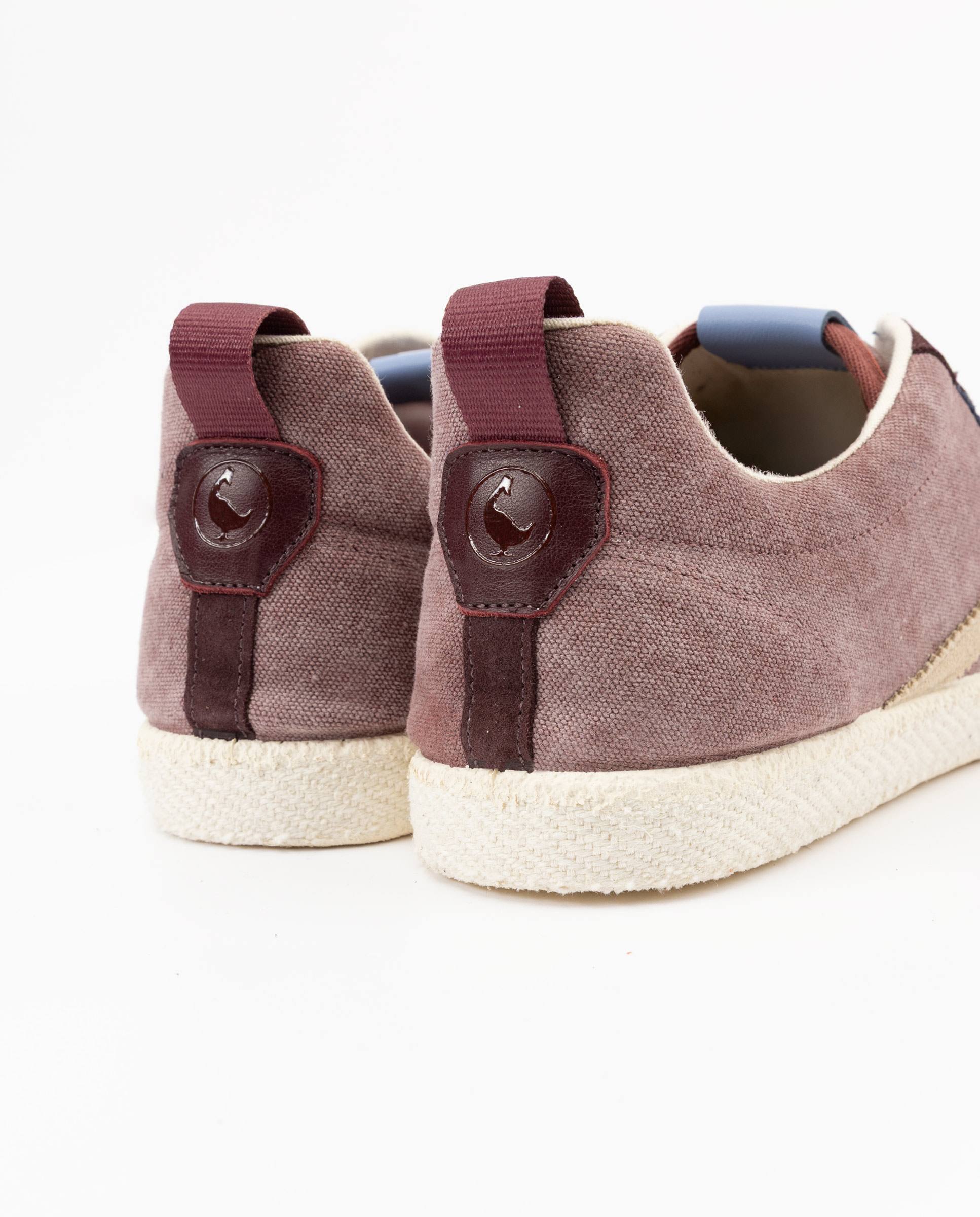 Zapatilla de hombre volata lisa - El Ganso - Granate Granate-4
