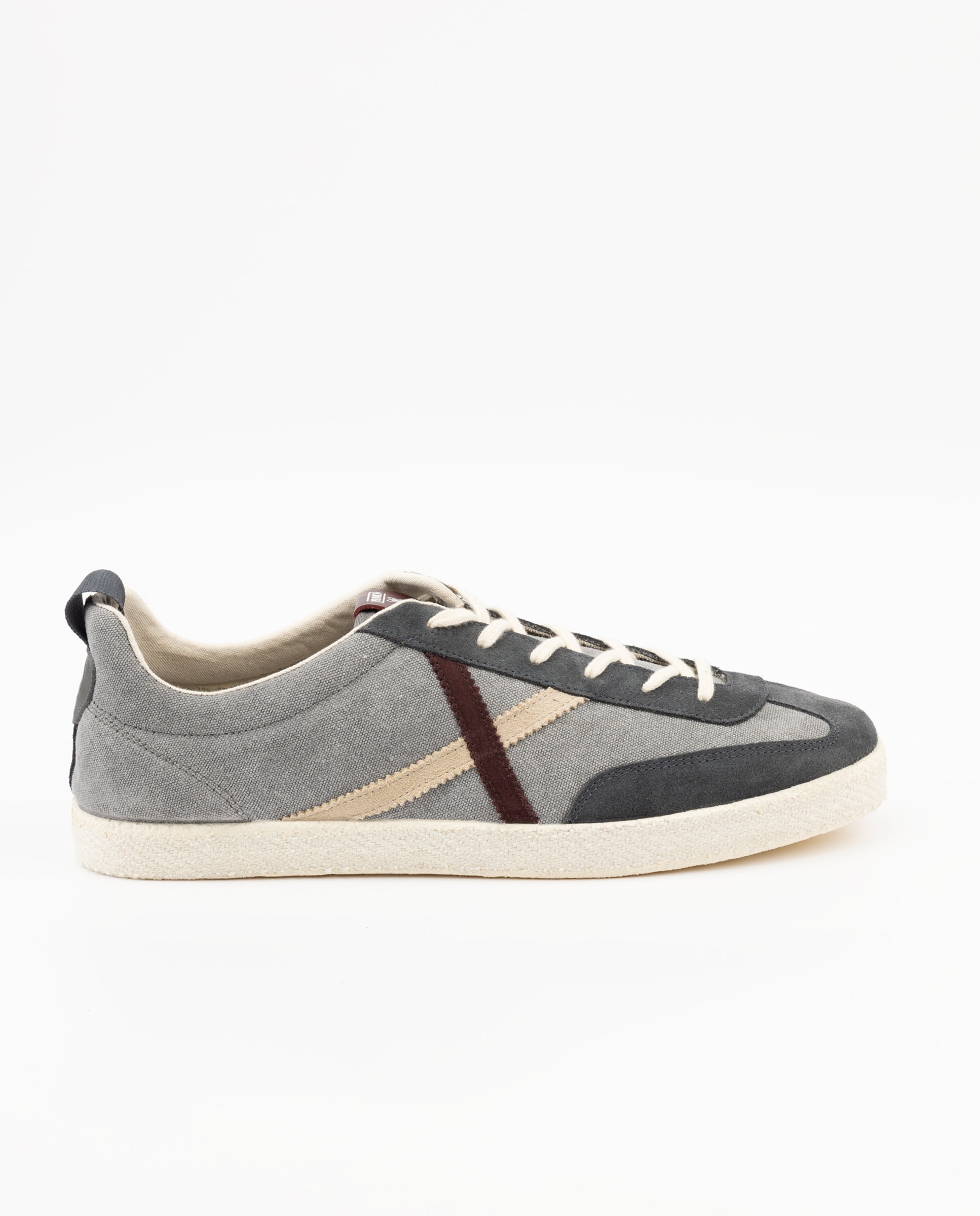 Zapatilla de hombre volata lisa - El Ganso - Gris Gris-1