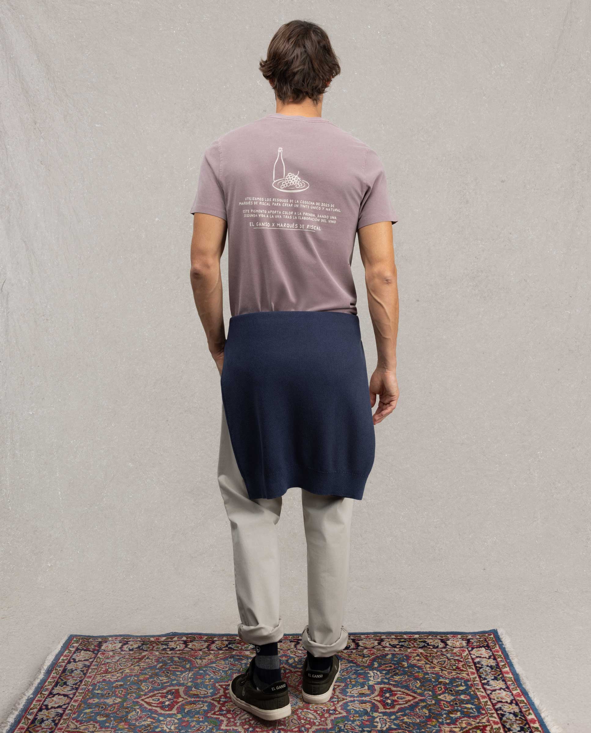 Camiseta de hombre el ganso x marqués de riscal - Morado Morado-4