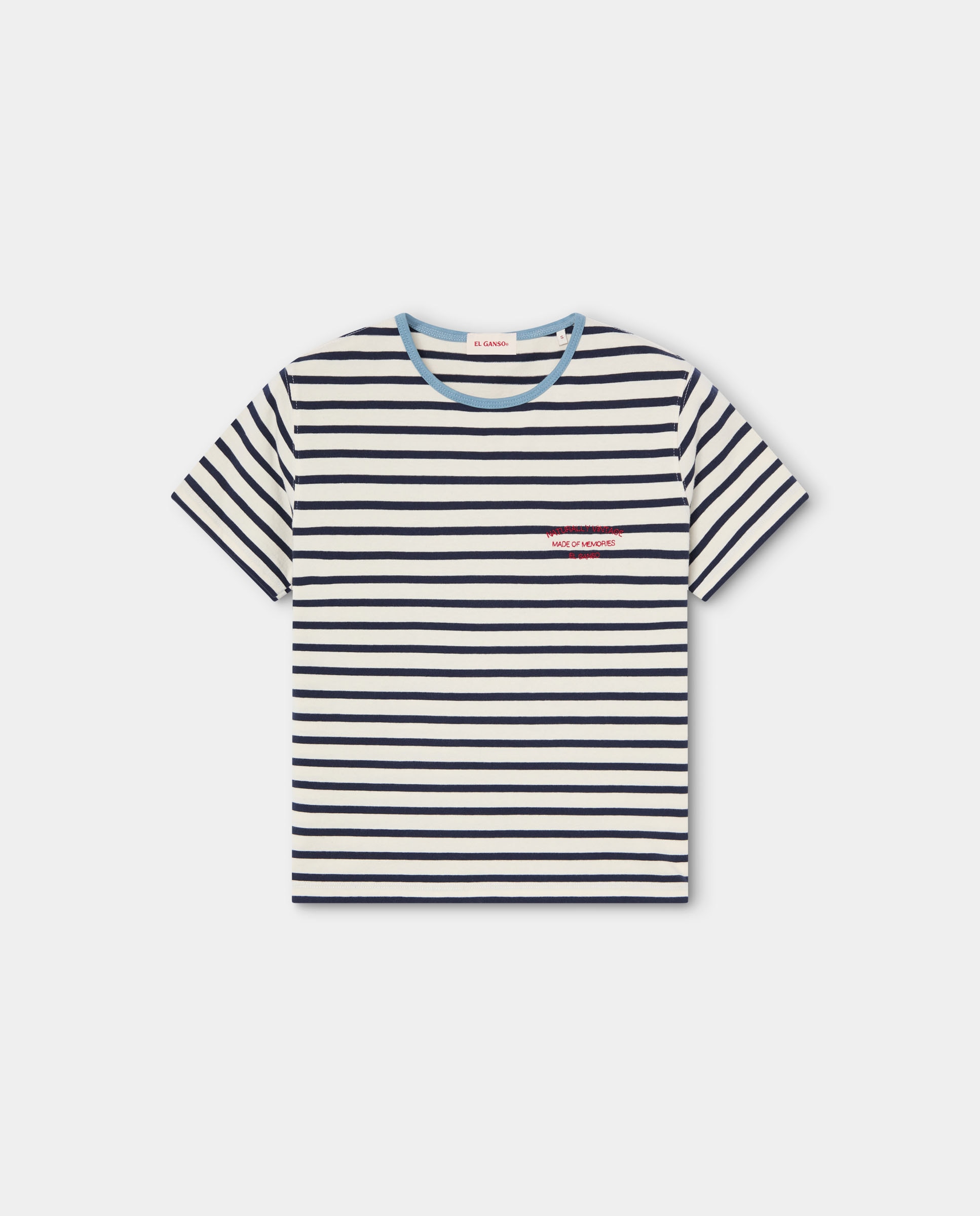 Camiseta de mujer rayas marinera mabel - El Ganso - Azul Azul-4
