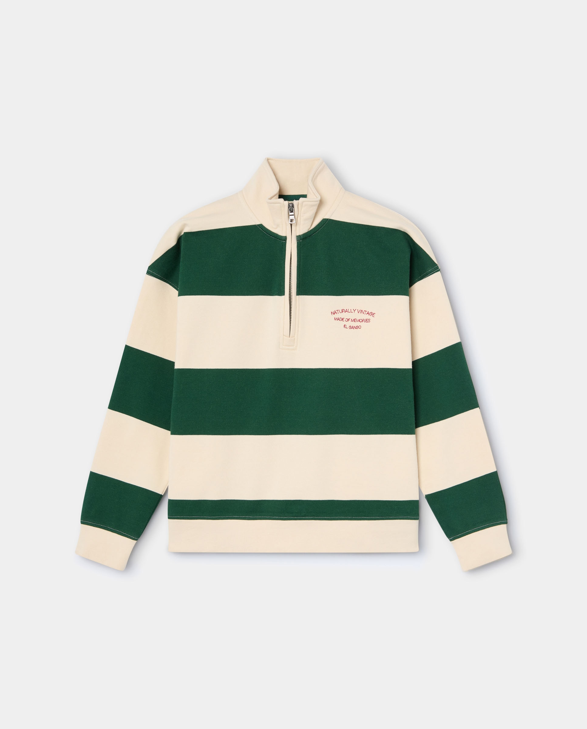 Sudadera de mujer de rayas manon - El Ganso - Crudo Crudo-1