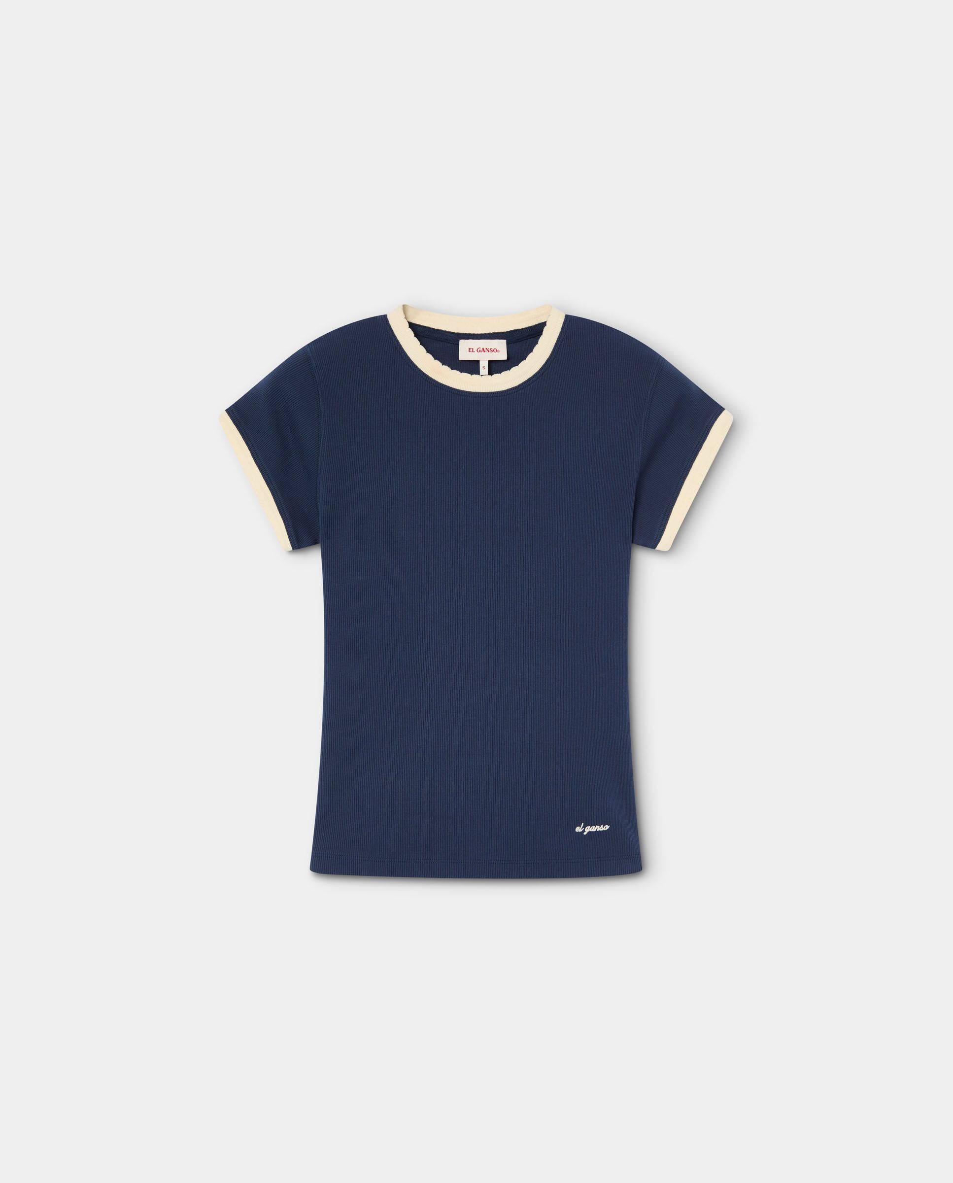 Camiseta de mujer vivos alexis - El Ganso - Azul marino Azul marino-4