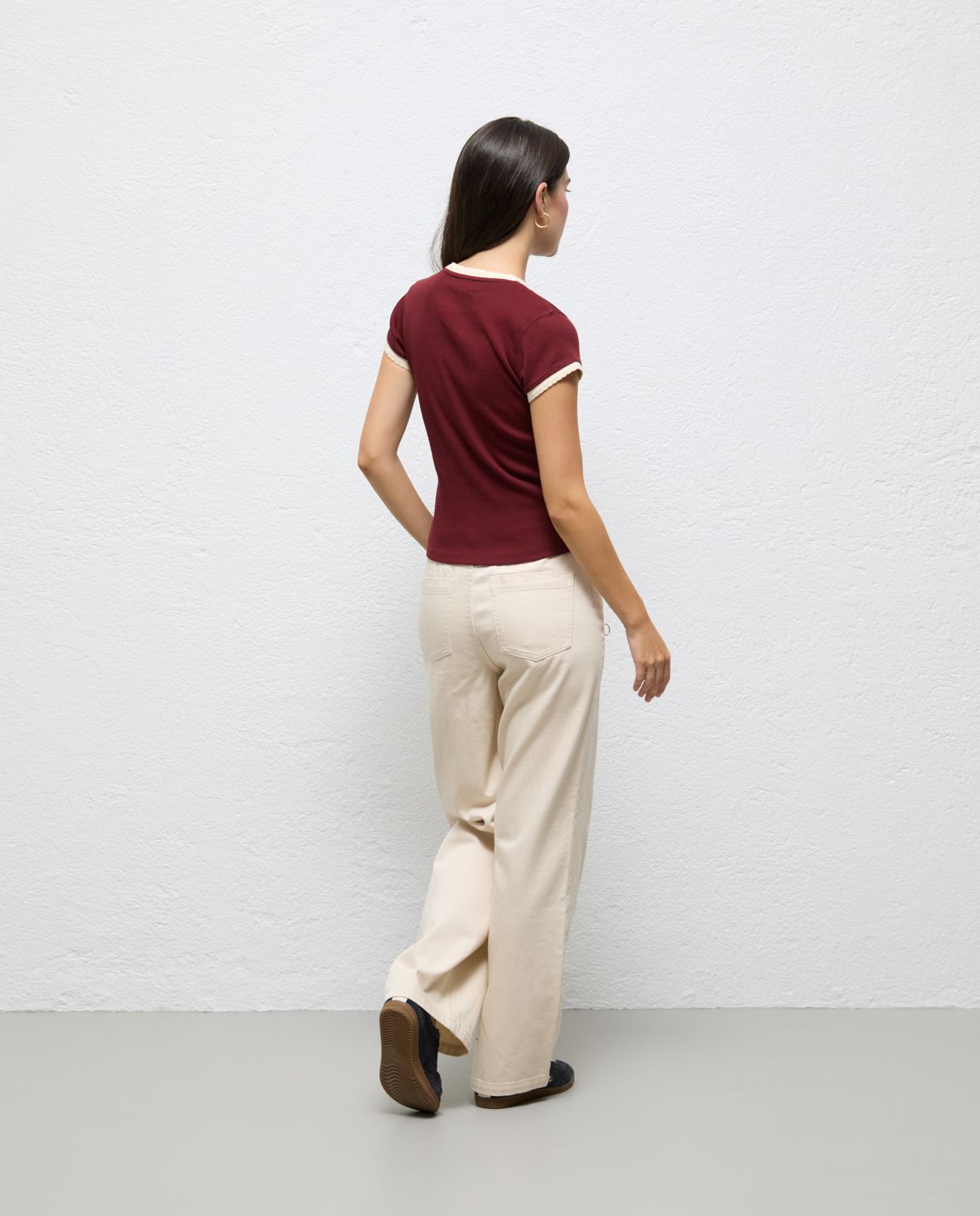 Camiseta de mujer vivos alexis - El Ganso - Granate Granate-3