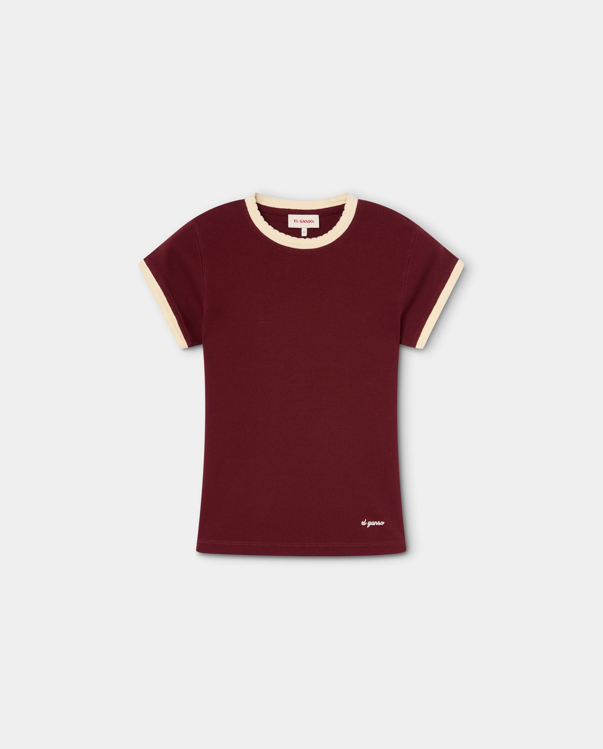 Camiseta de mujer vivos alexis - El Ganso - Granate Granate-4