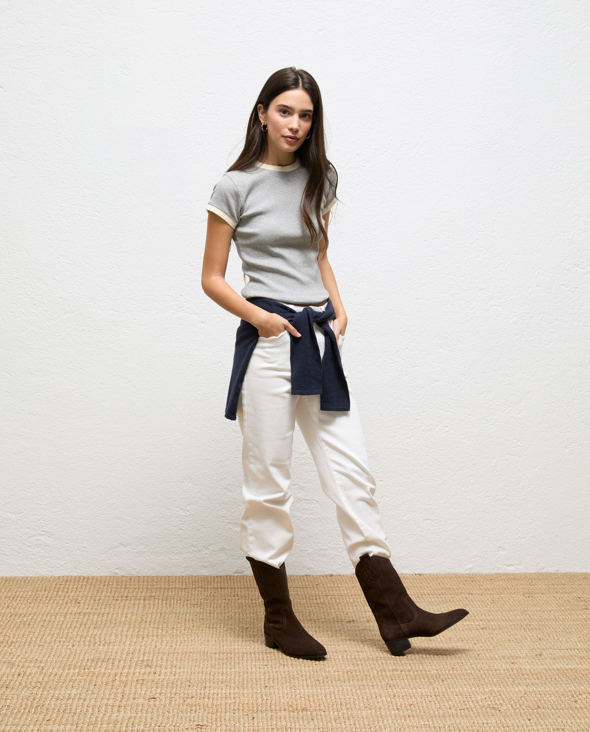 Camiseta de mujer vivos alexis - El Ganso - Gris Gris-1
