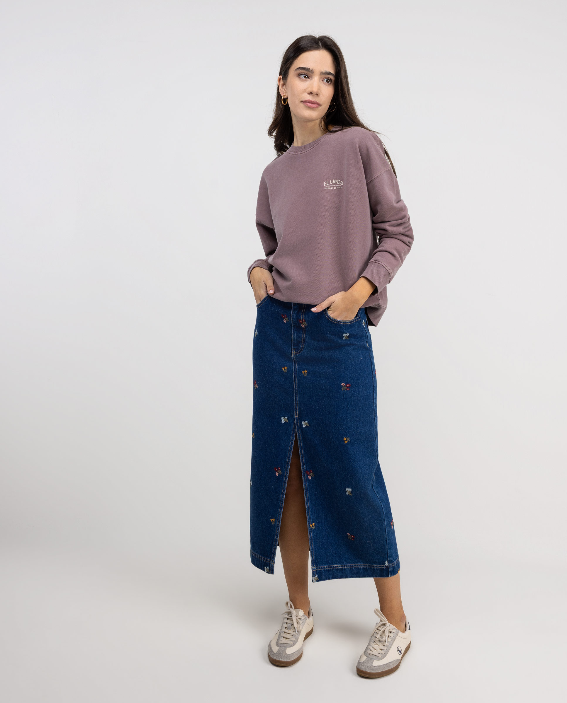 Imagen 2 de Sudadera de mujer x marqués de riscal - El Ganso - Morado Morado