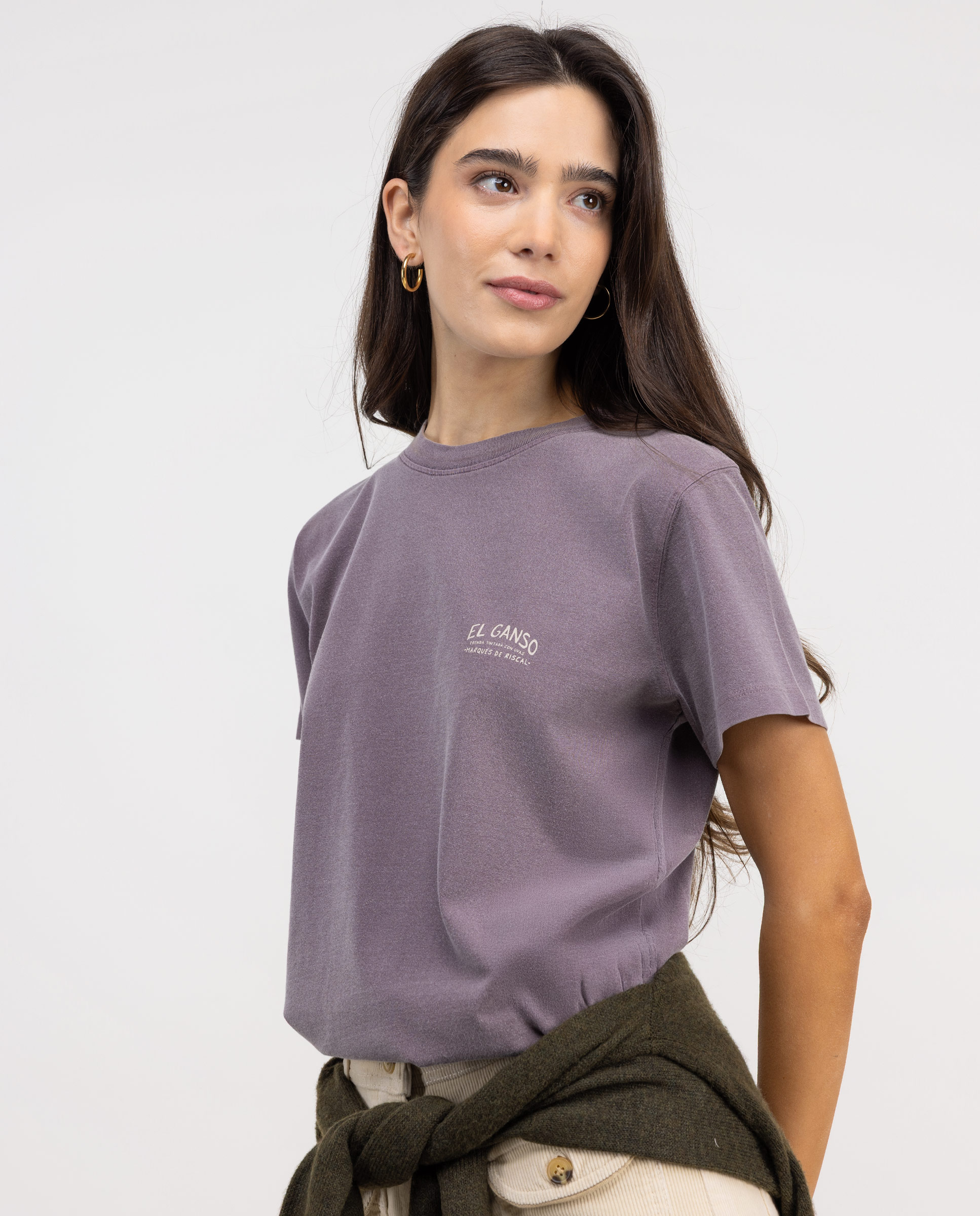 Imagen 2 de Camiseta de mujer x marqués de riscal - El Ganso - Morado Morado