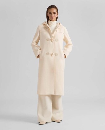Coat Simorra Abrigos Javier Simorra Abrigos Hooded Wool Coat