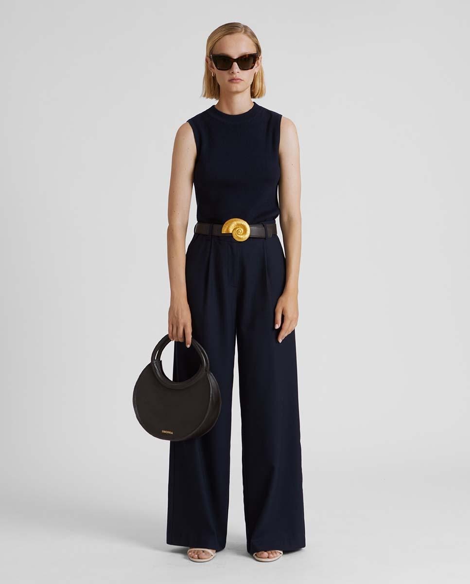 Pantalón de mujer pinzas ancho