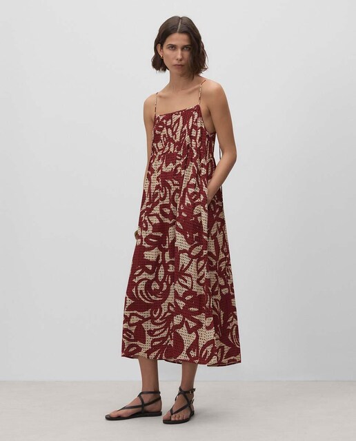 Imagen 0 de Vestido  tirantes estampado