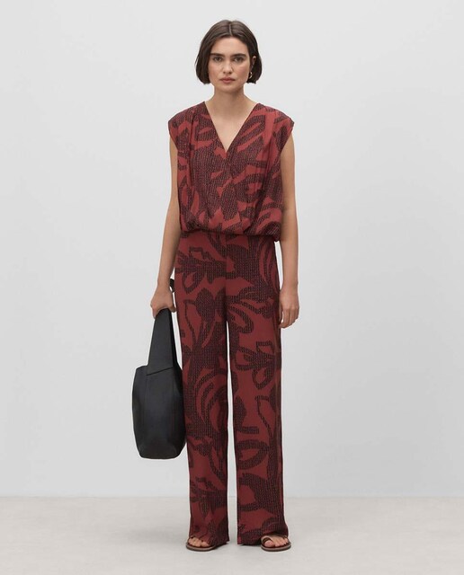 Imagen 0 de Pantalones de mujer fluído estampado
