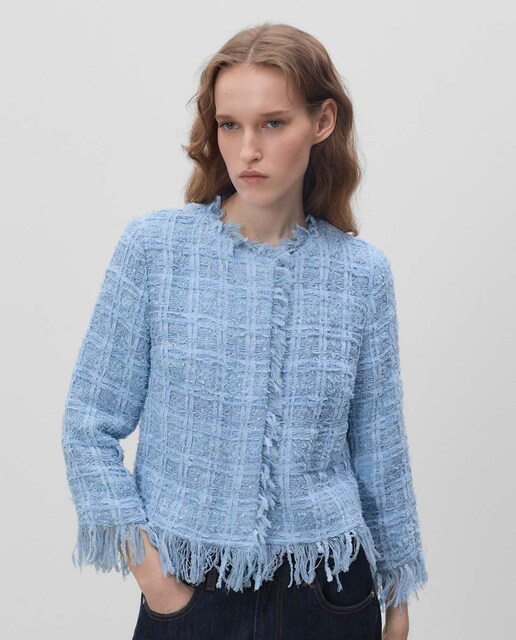 Imagen 0 de Chaqueta de mujer chanel flecos
