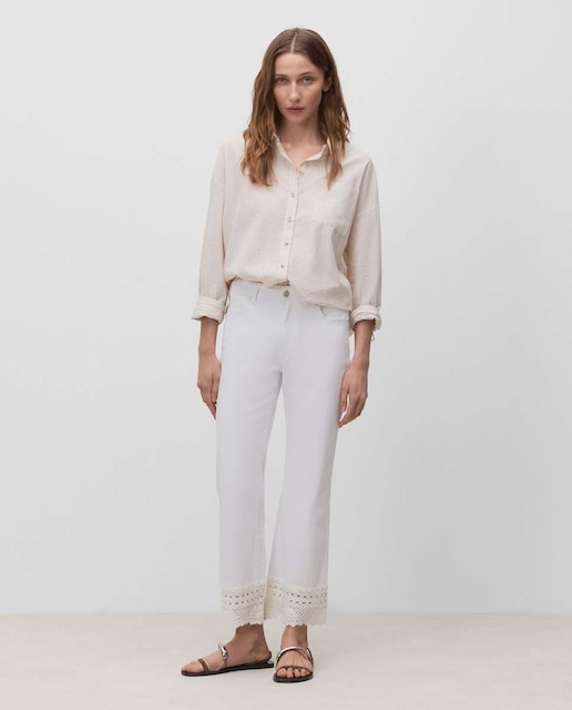 Imagen 0 de Pantalones de mujer bajo decorativo