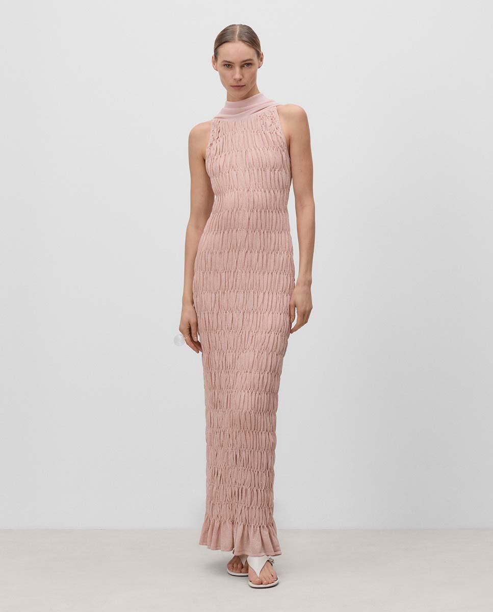Vestido  frunces elástico