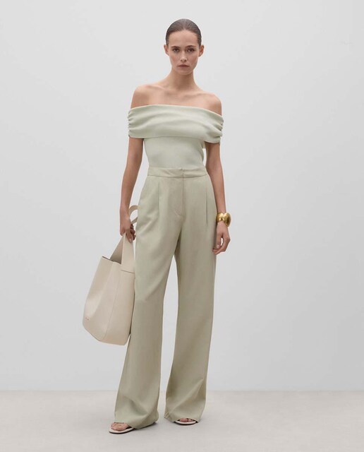 Imagen 0 de Pantalón de mujer pinzas ancho