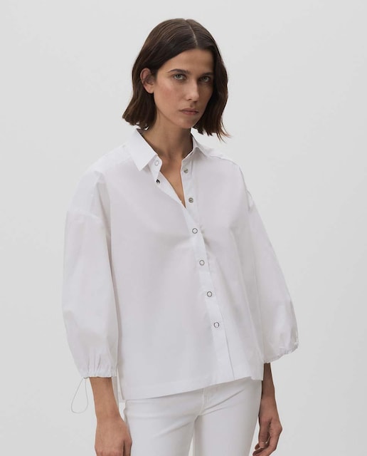 Imagen 0 de Camisa de mujer ancha manga abullonada