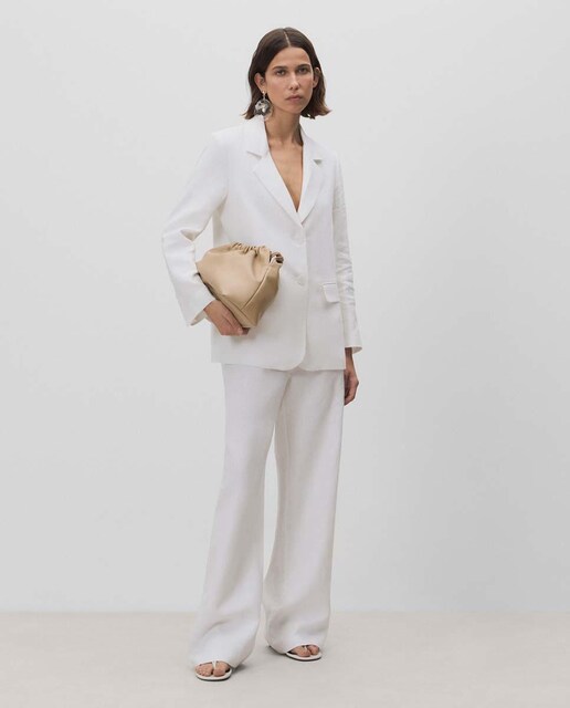 Imagen 0 de Pantalones de mujer recto lino