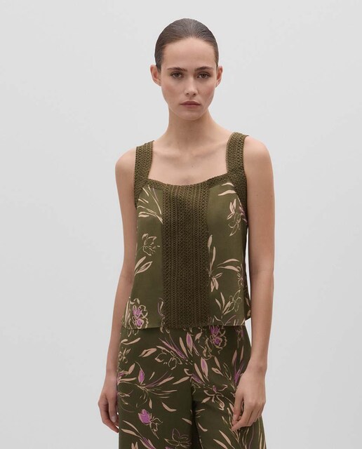 Imagen 0 de Top de mujer tirantes estampado