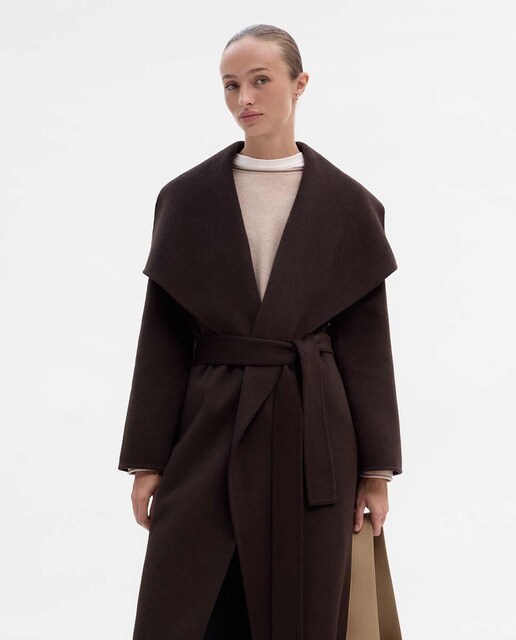 Imagen 0 de Abrigo de mujer doblefaz cuello solapa