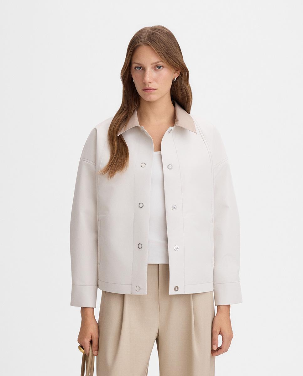 Simorra - Parka de mujer corta reversible.