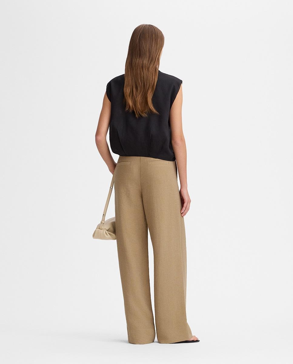 Camisa de mujer corta superposición - Simorra - Negro Negro-5