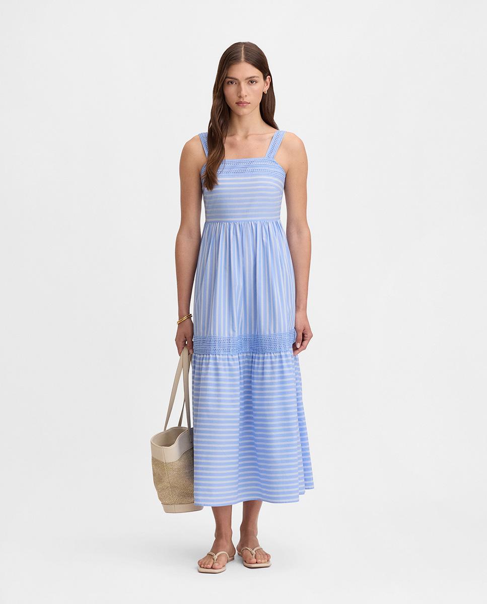 Simorra - Vestido tirantes rayas.