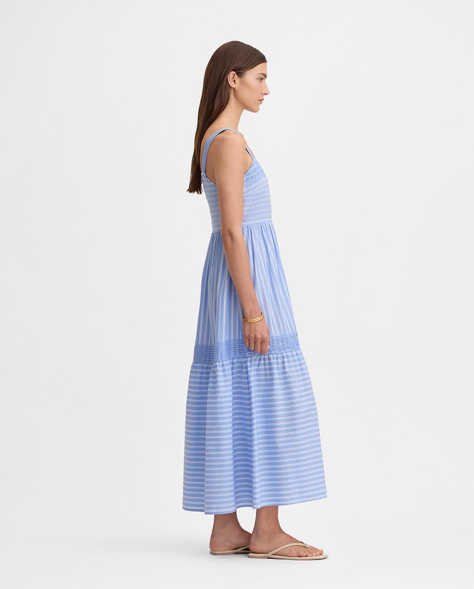 Vestido tirantes rayas - Simorra - Azul Azul-2