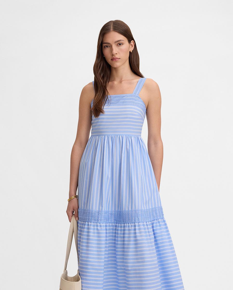 Vestido tirantes rayas - Simorra - Azul Azul-3